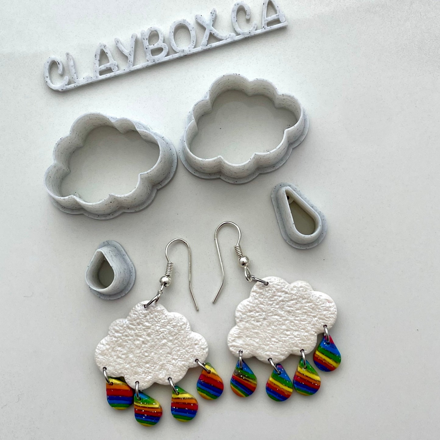 Cloud dangle cutter set - four pieces