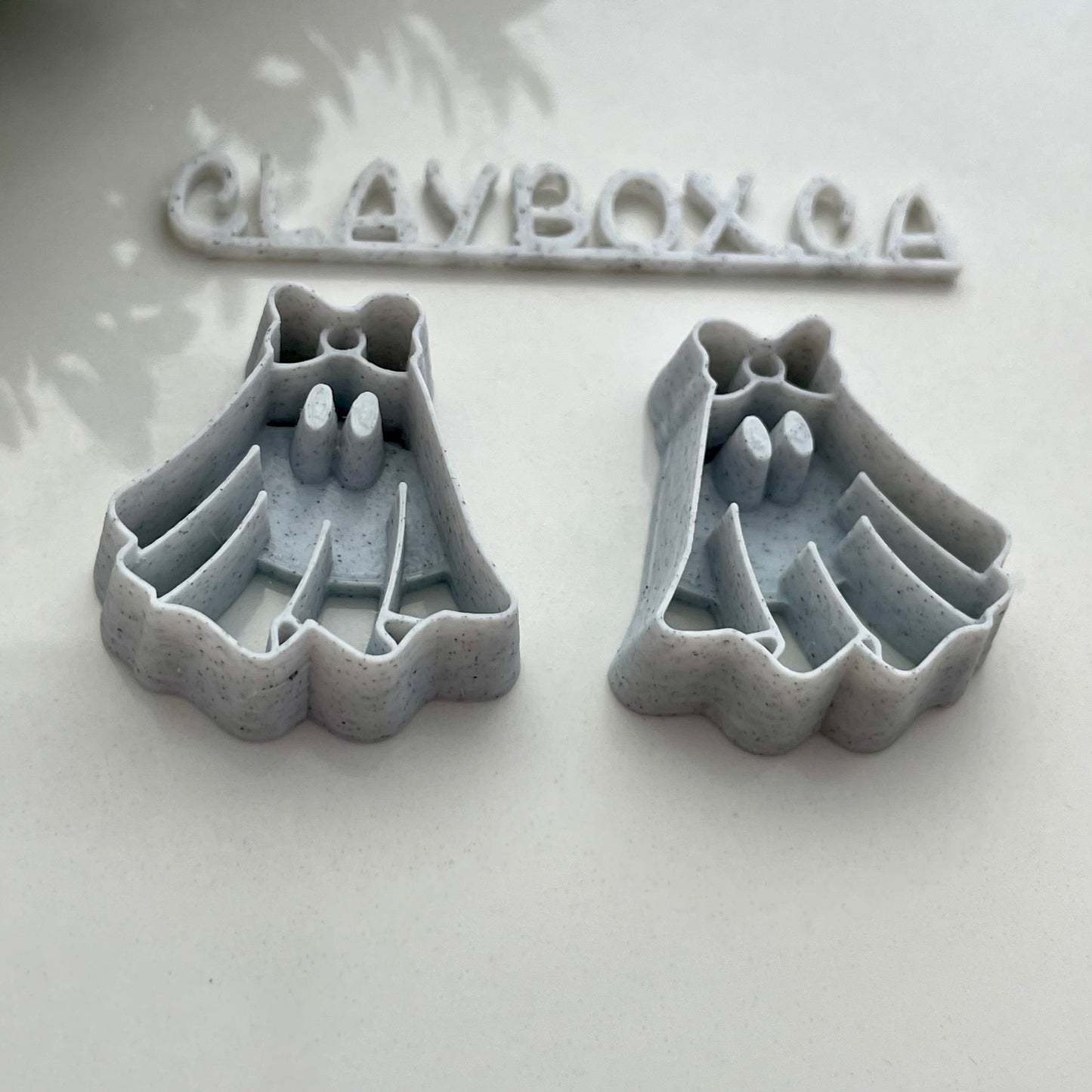 Coquette Ghost Polymer Clay Cutter Pair | Left & Right Ghost Clay Cutters | Polymer Clay Tools
