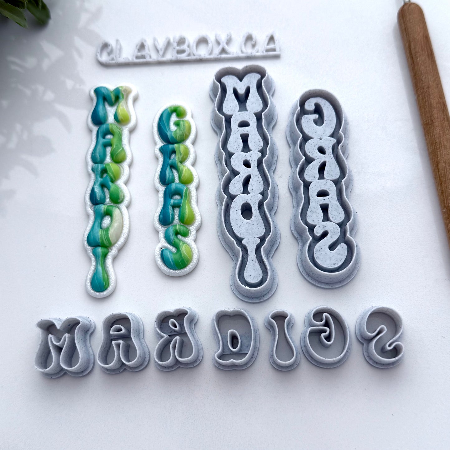 Mardi Gras Cutter Set for Polymer Clay