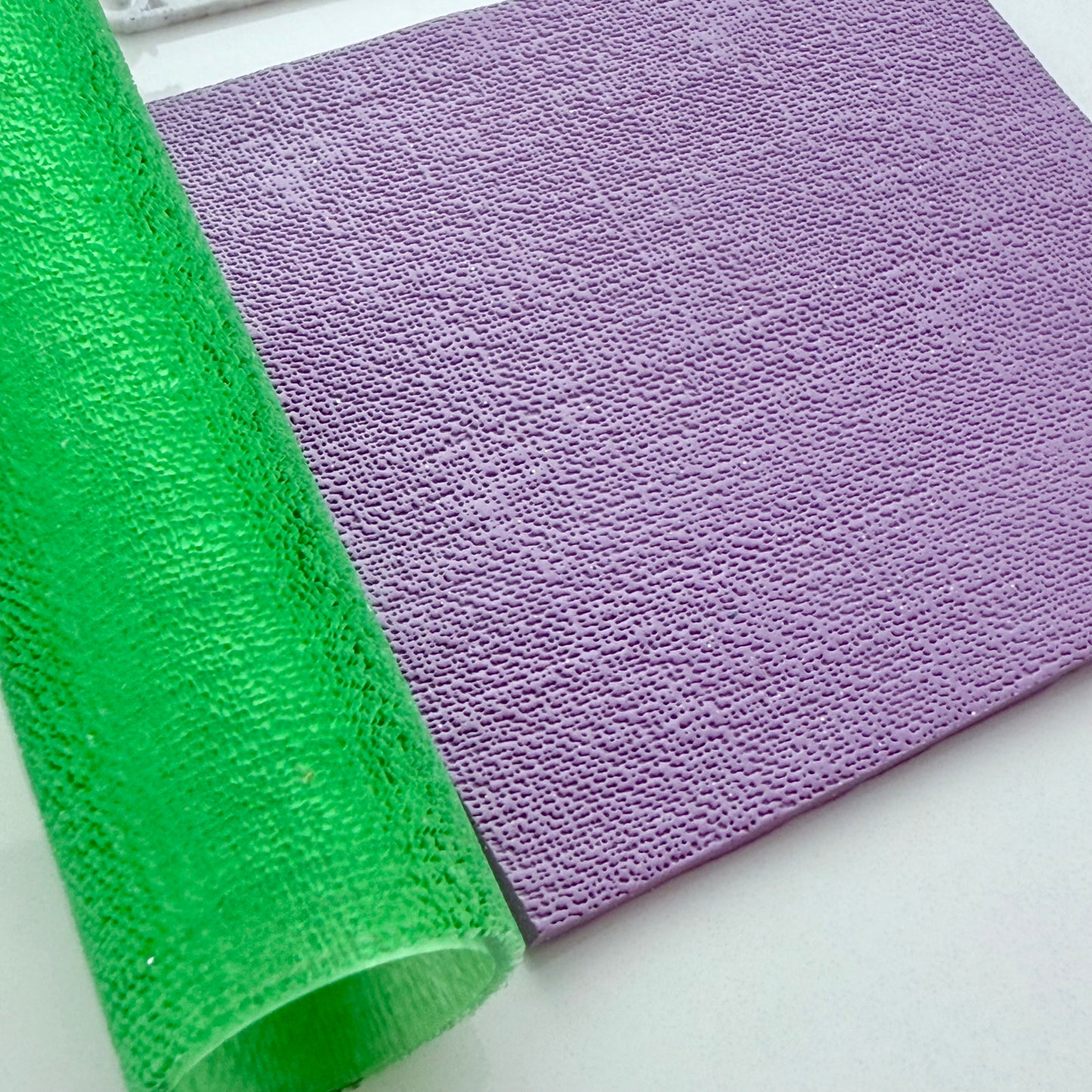 Muslin Texture Roller for Polymer Clay – 3D Printed Roller for Subtle Fabric Imprint