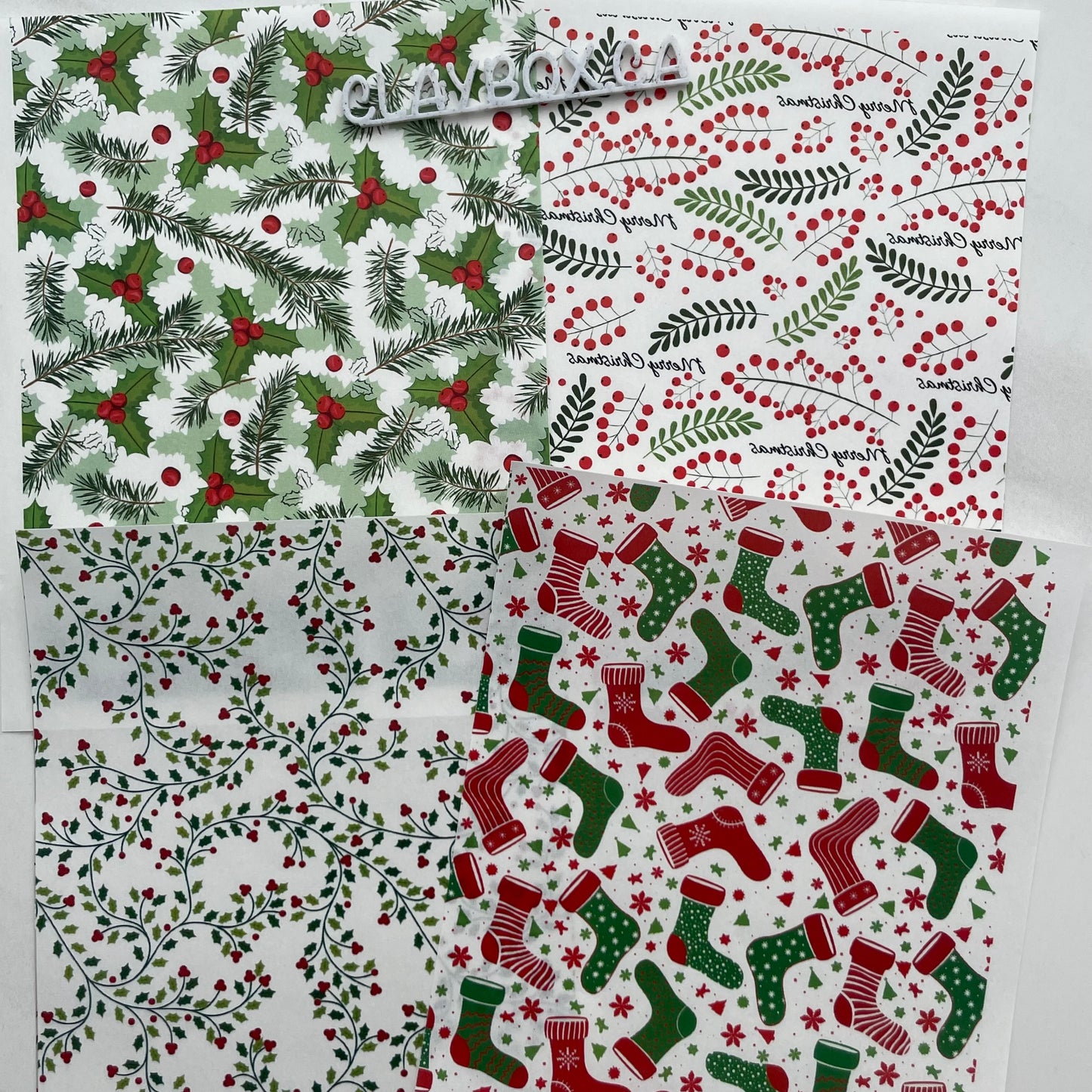 Image transfers - Christmas set 2