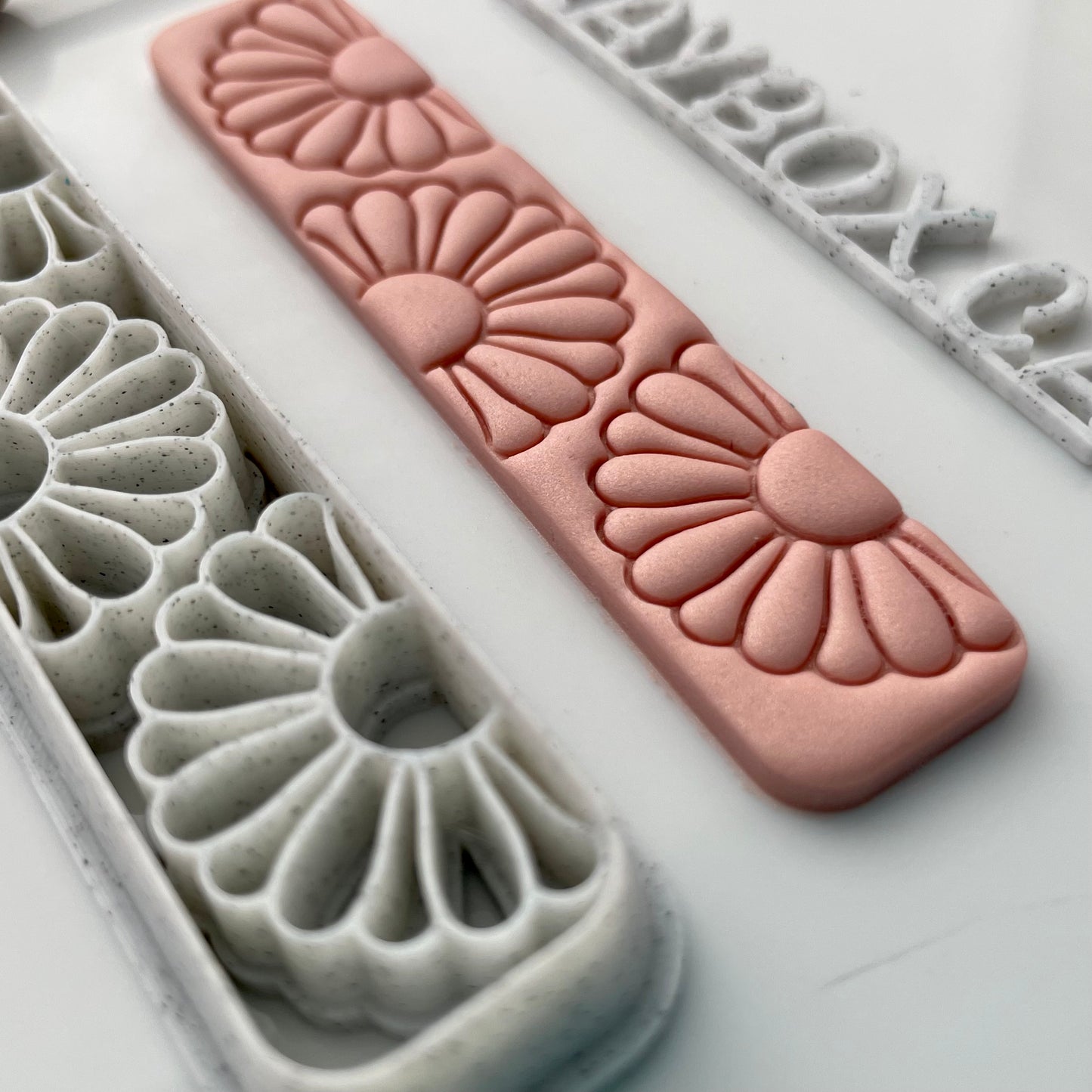 Daisy Barrette Polymer Clay Cutter – 3D Printed Hair Clip Tool