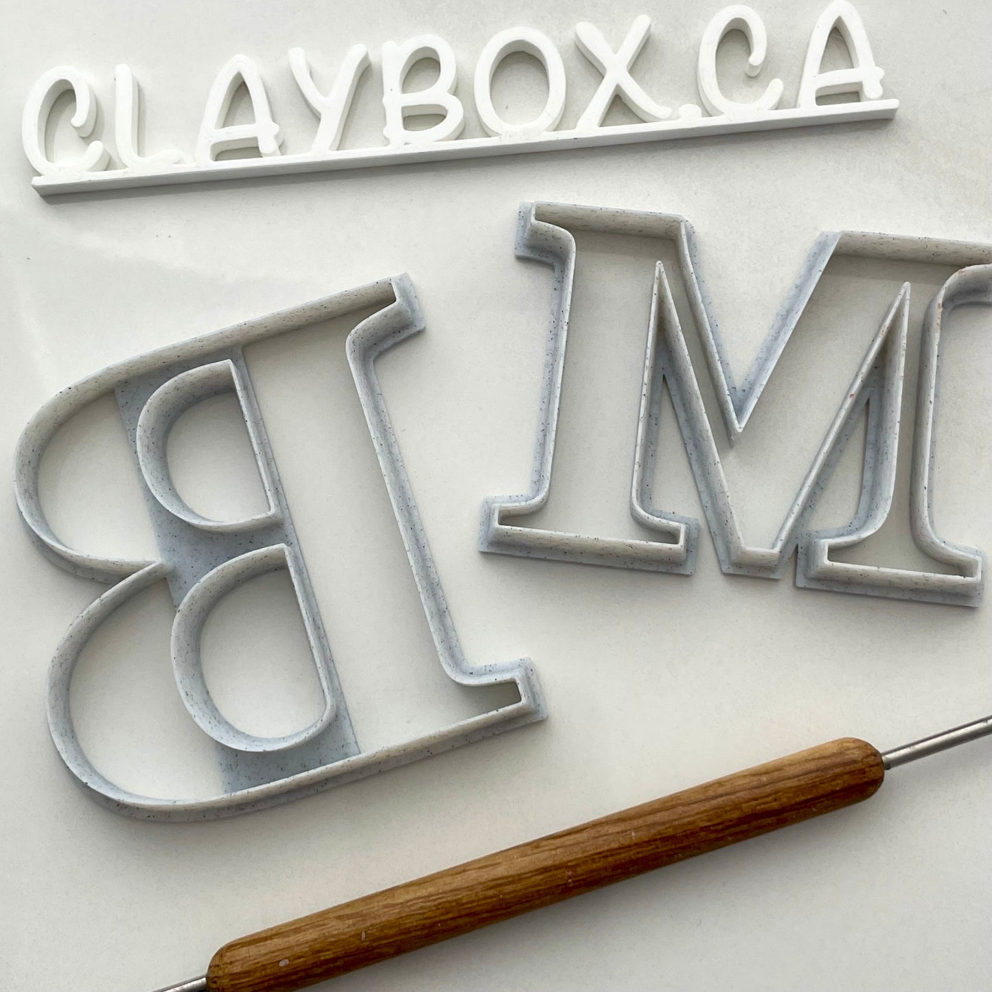 Large Letter Cutters for Polymer Clay -  in 3” and 4”