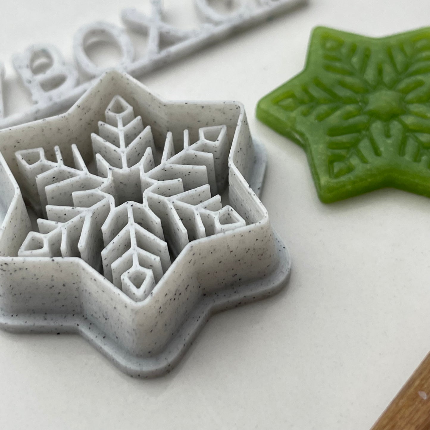 Snowflake #2 combined stamp/cutter