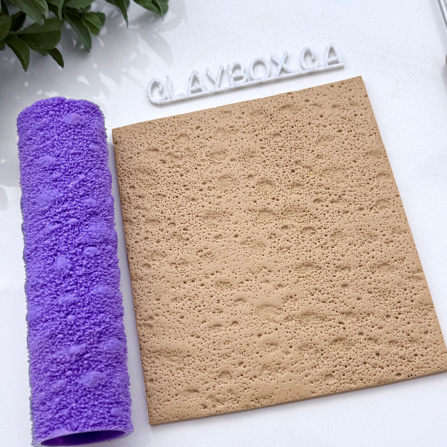 Pumice Texture Roller – Stone Texture Clay Roller – Polymer Clay Texture Tool – Natural Rock Surface Roller