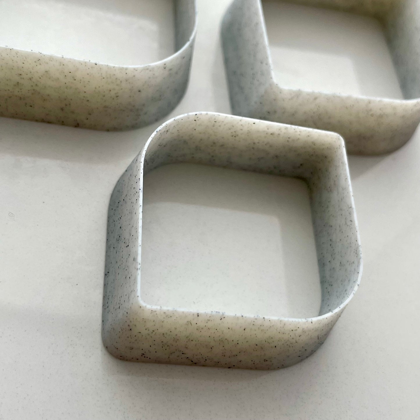 Curved Drop Cutter Set for Polymer Clay – Small & Large Sizes – 3D Printed Clay Tools