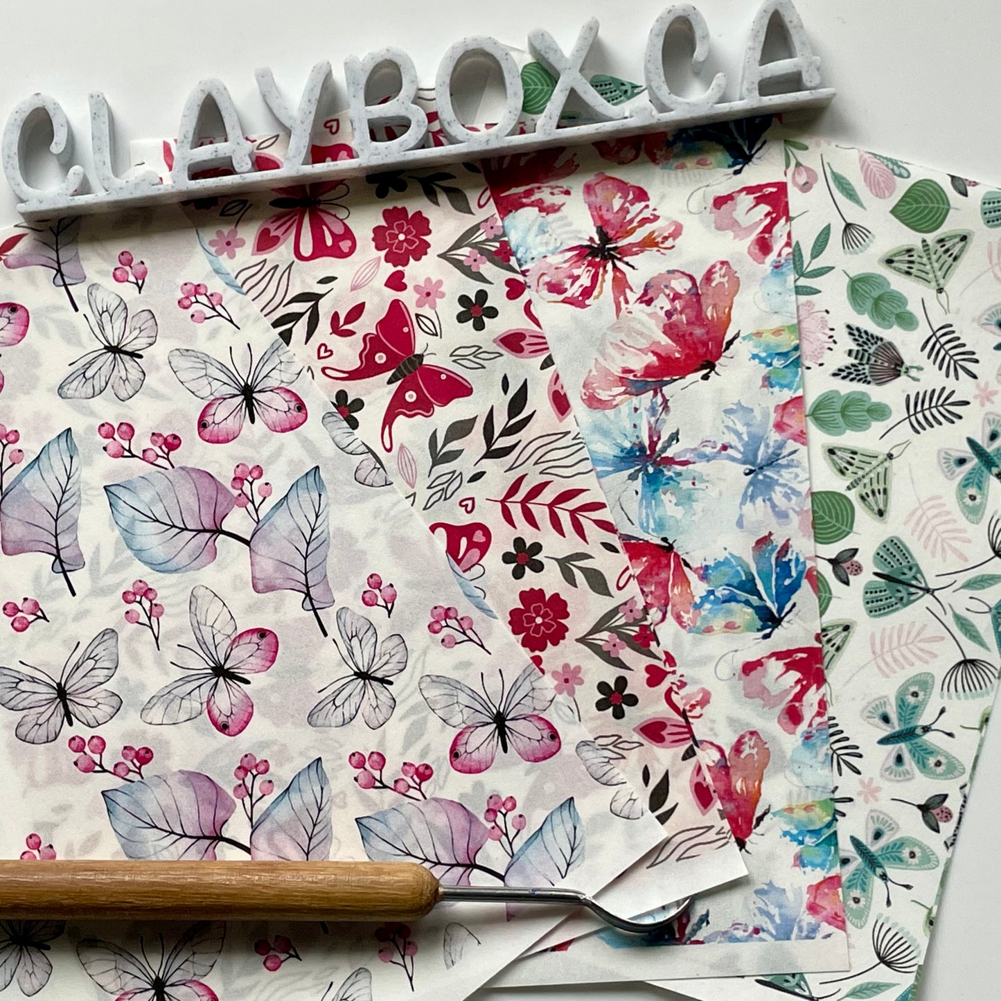 Image transfers - Butterflies