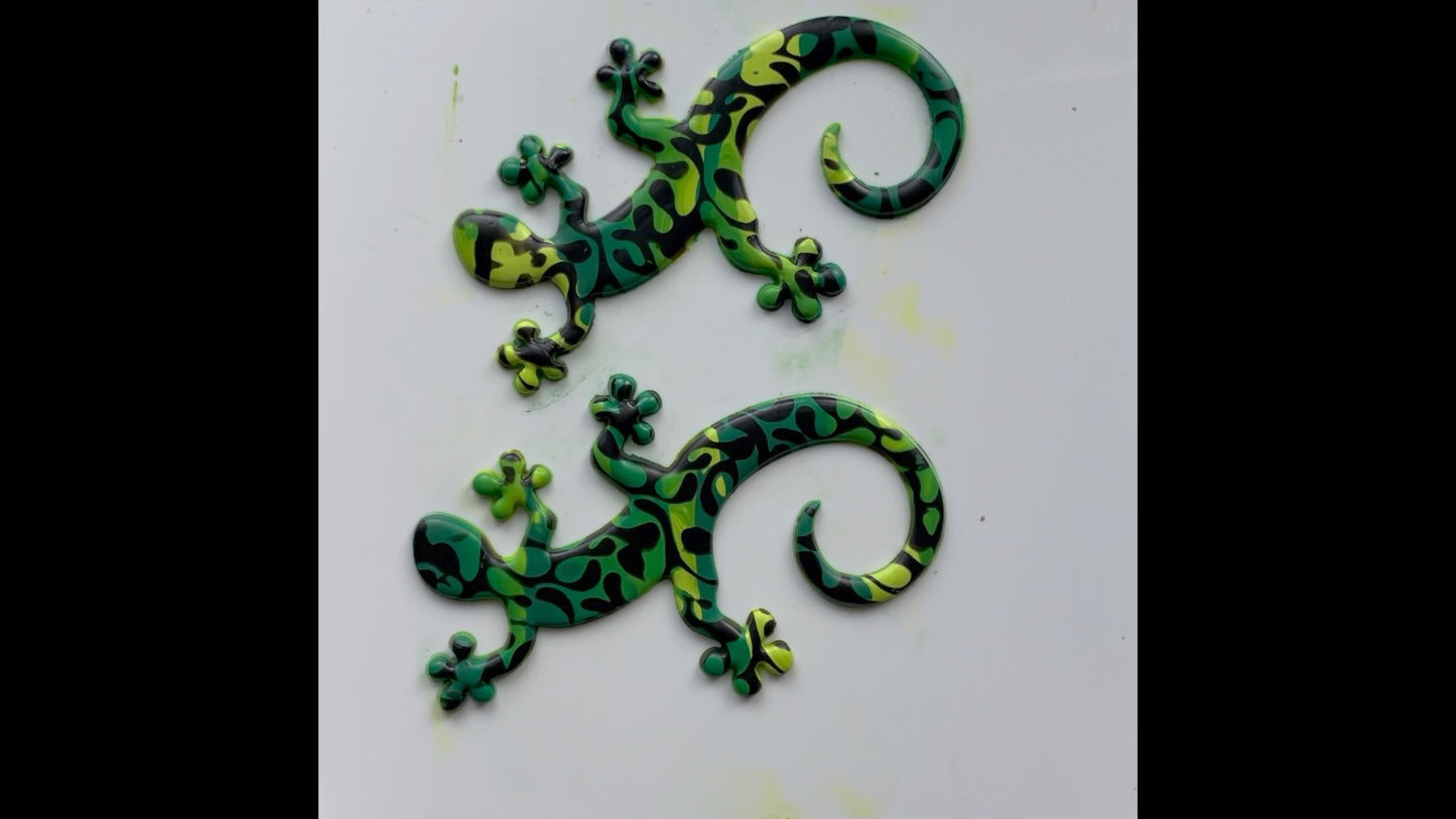 Large gecko cutter - made for use with polymer clay