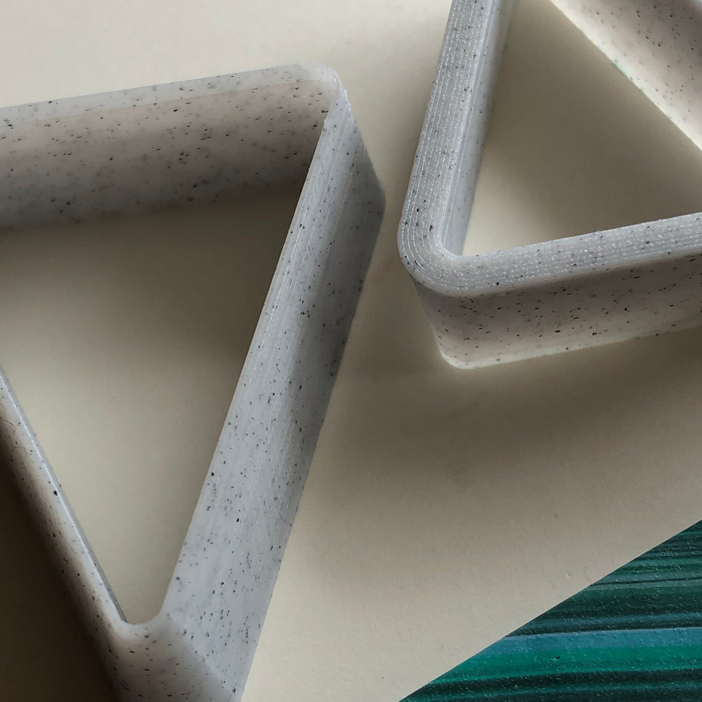 Triangle cutter set - made for use with polymer clay