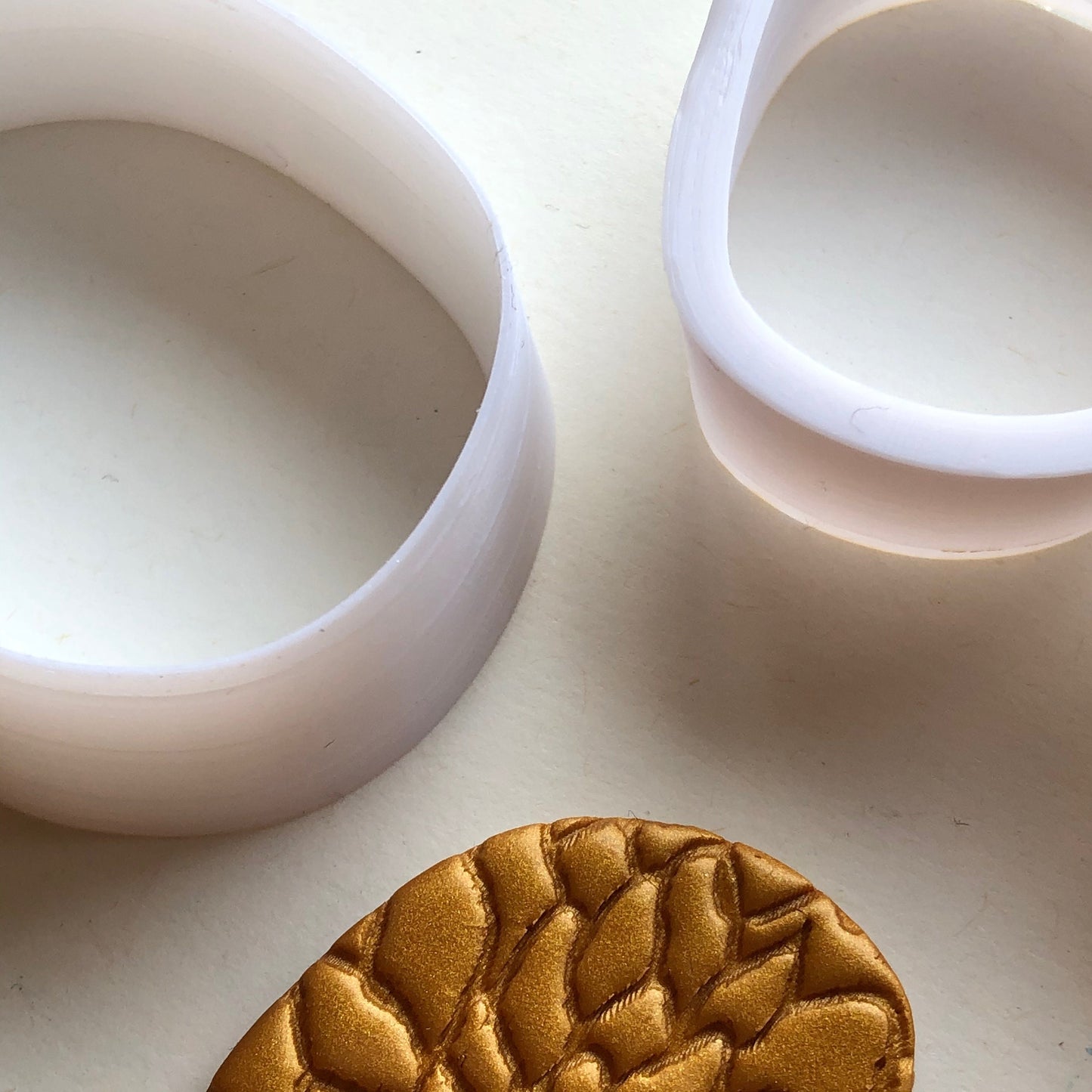 Pebble shape cutter pairs - made for use with polymer clay