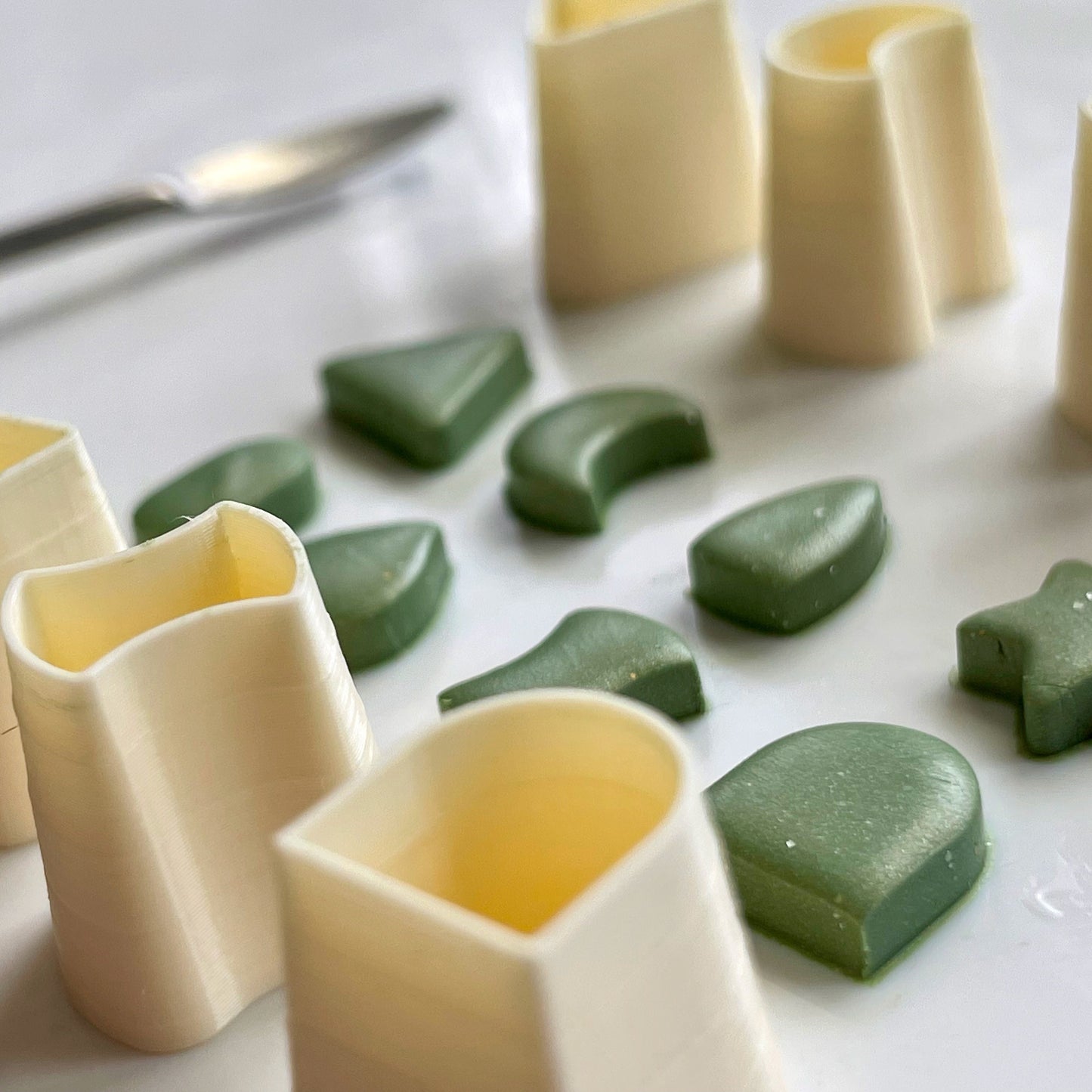 Mixed stud cutters set 3 - made for polymer clay