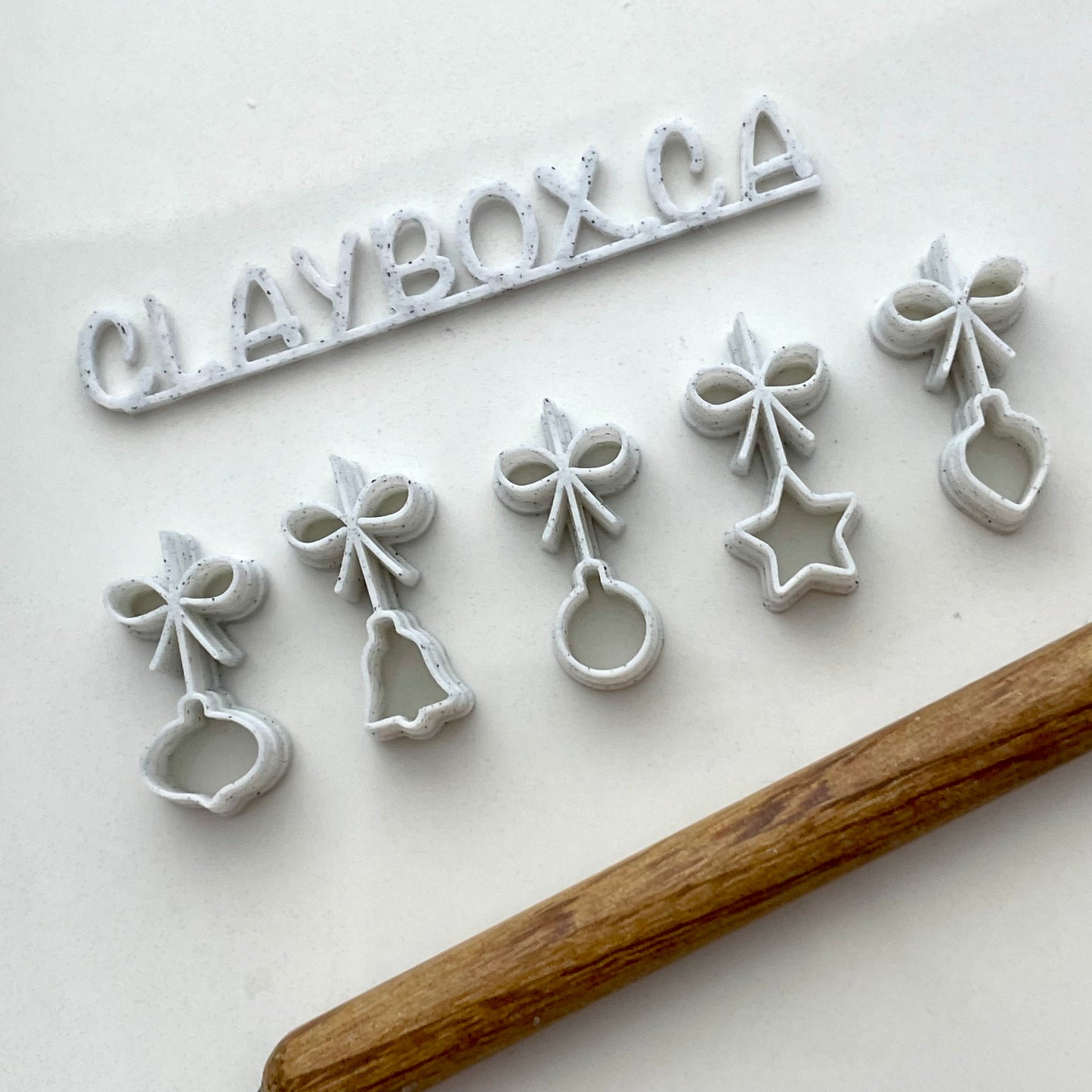 Christmas Dangle Stamps - polymer clay tools