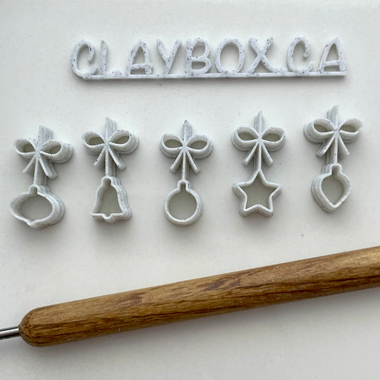 Christmas Dangle Stamps - polymer clay tools