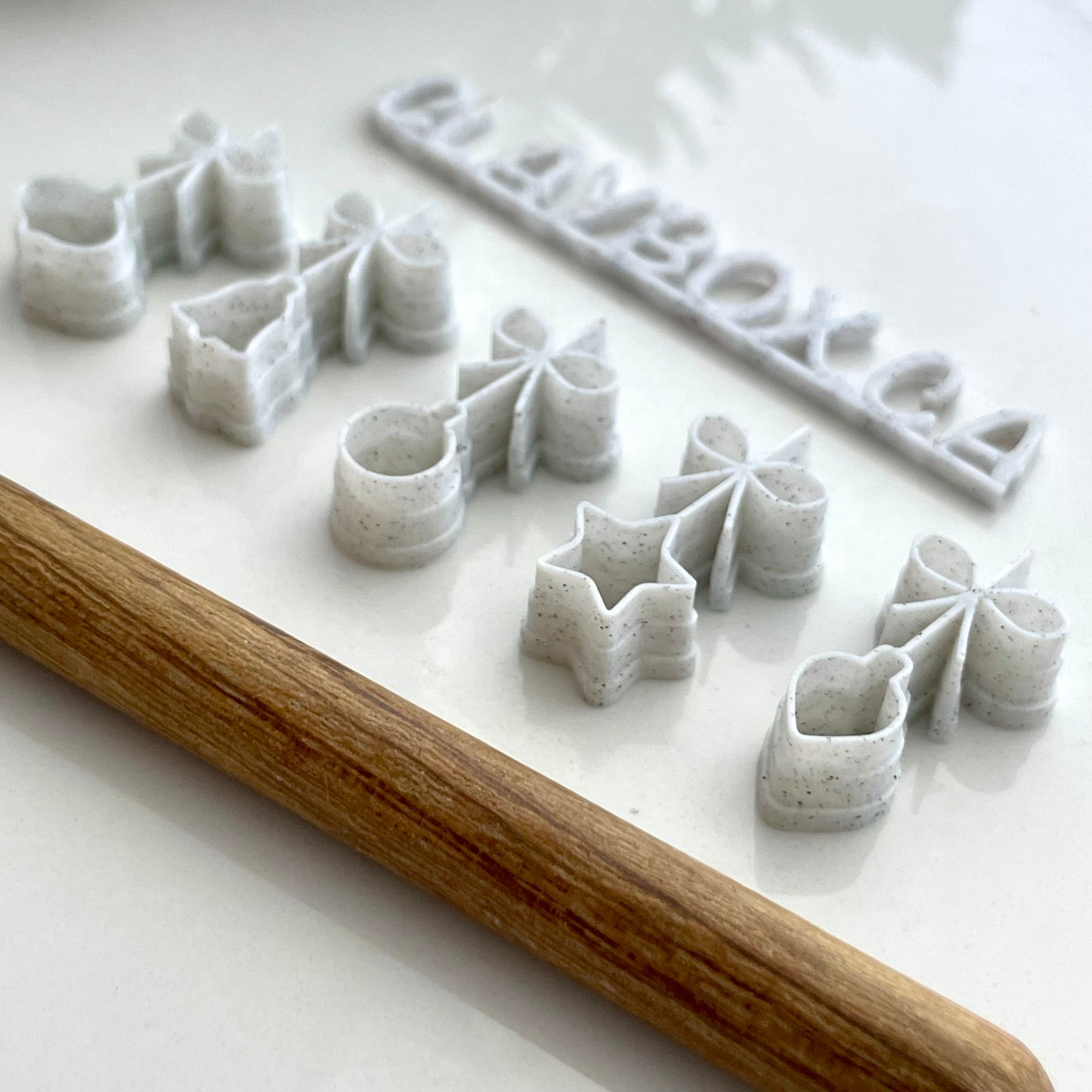 Christmas Dangle Stamps - polymer clay tools