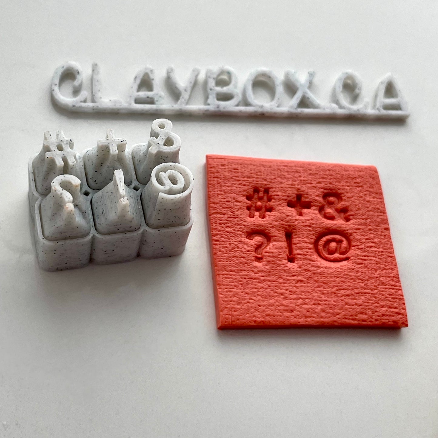 Alphabet special characters stamp set