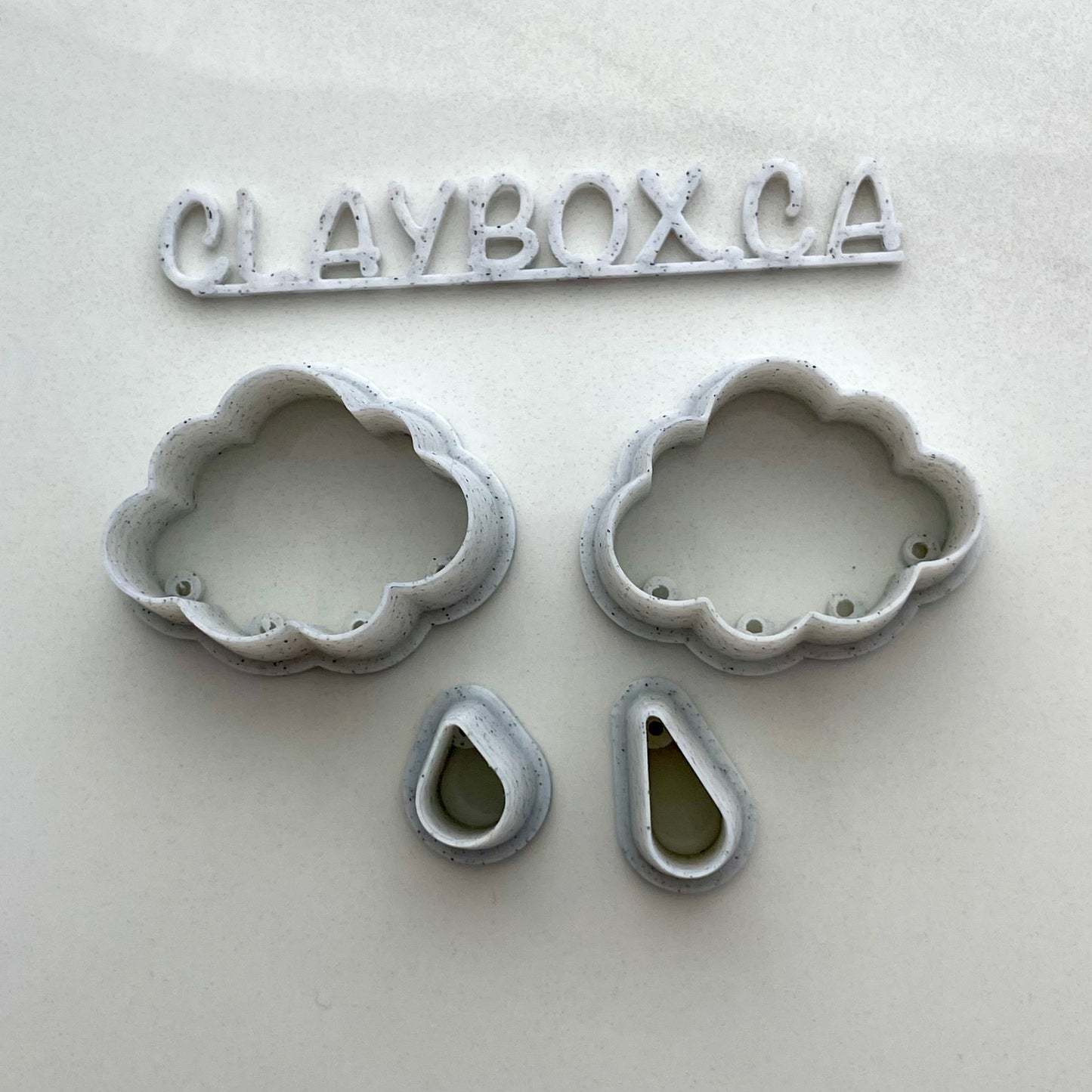 Cloud dangle cutter set - four pieces