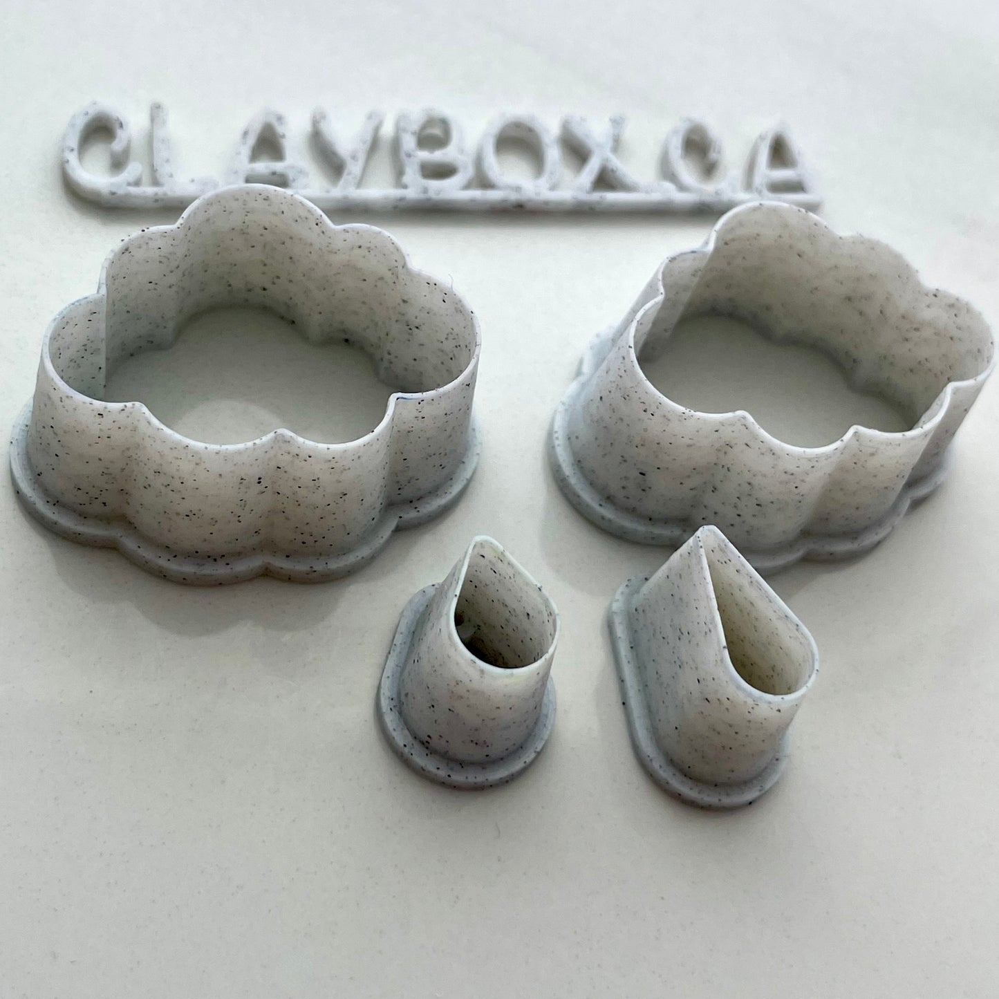 Cloud dangle cutter set - four pieces