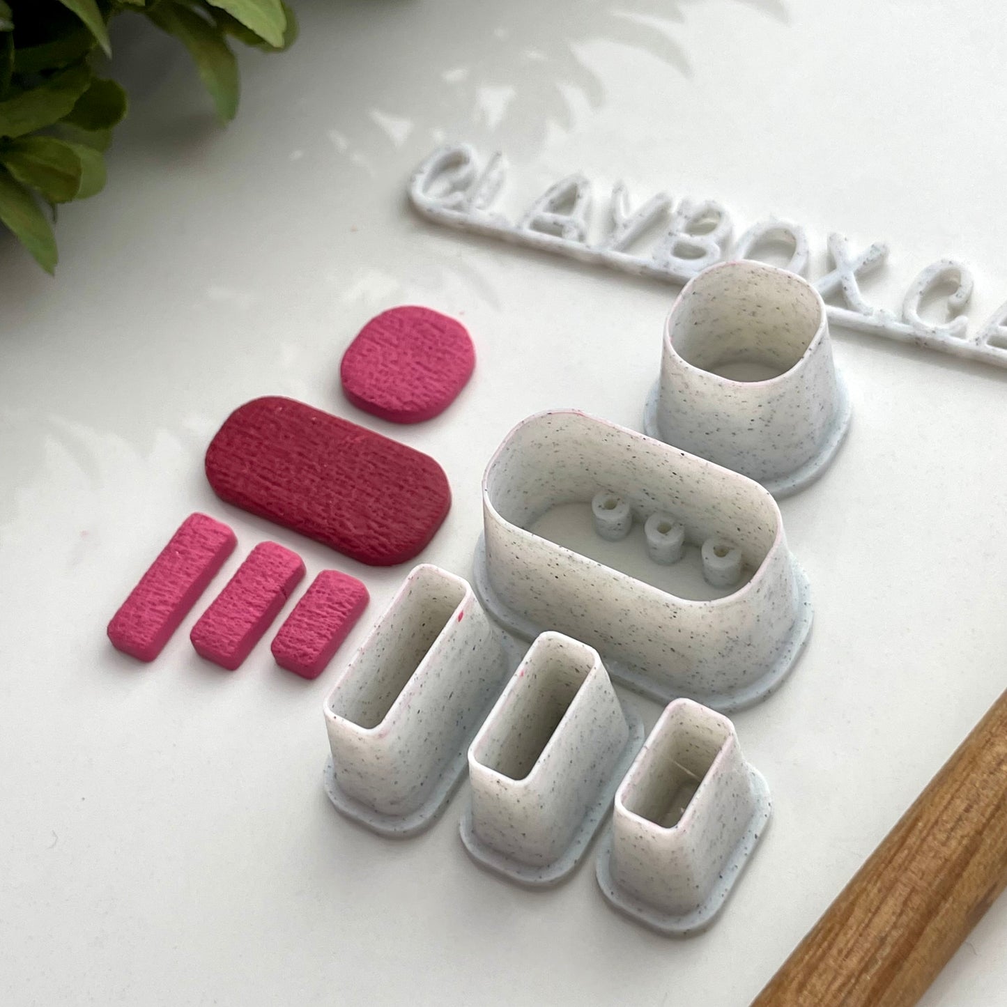 Rectangle dangle cutter set - five pieces