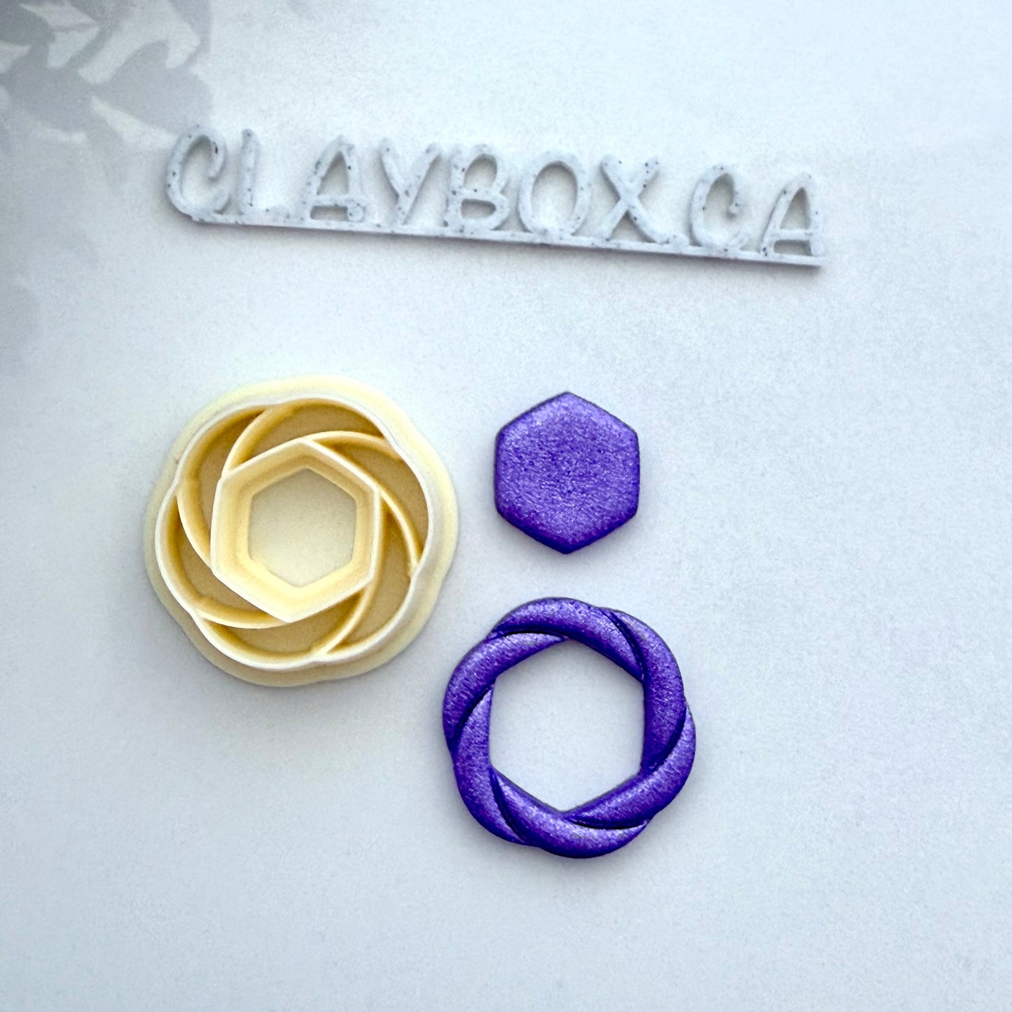 Knot Donut Cutter - Polymer Clay Cutter - Geometric Donut Cutter - Modern Earring Cutter - Clay Box Supplies