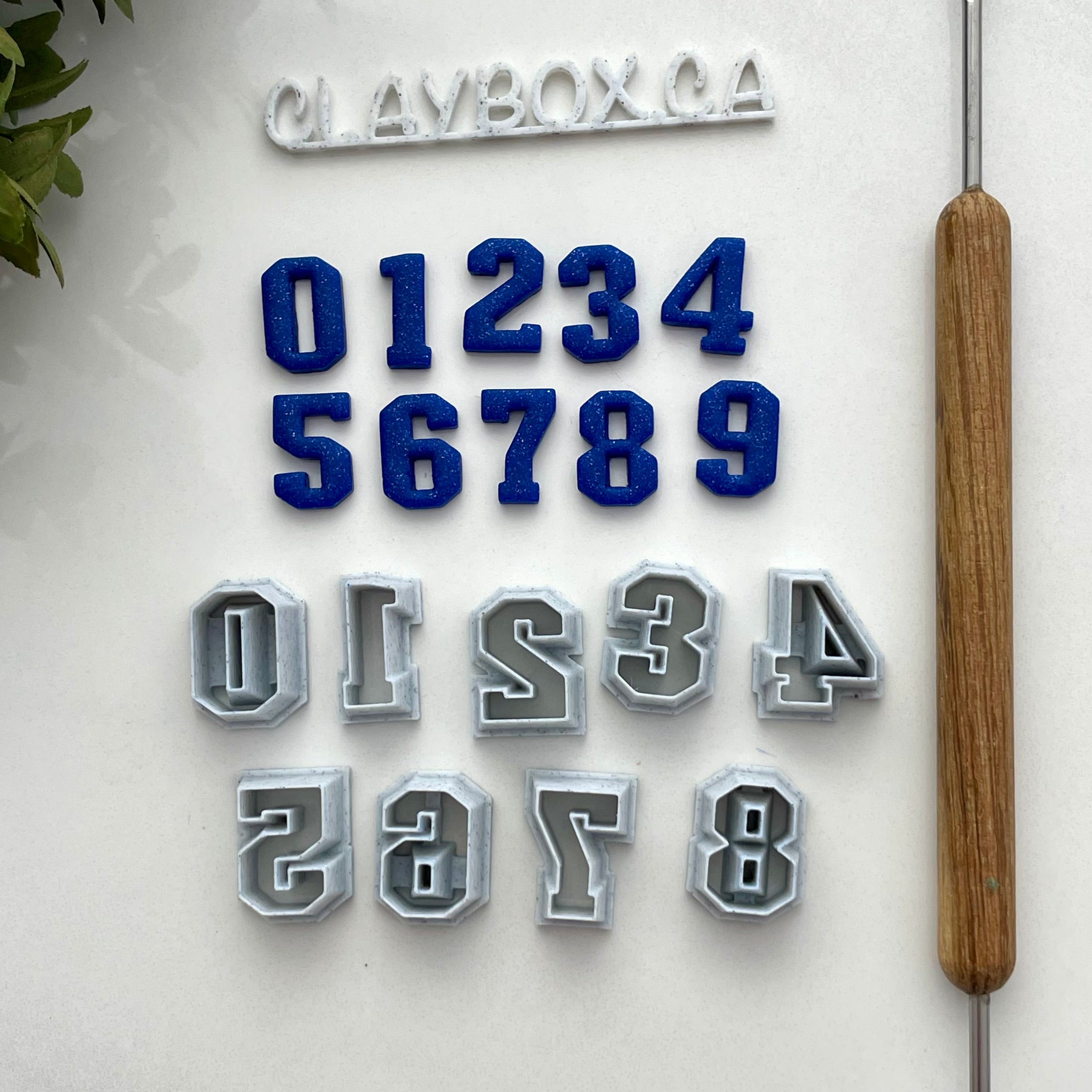LA Cutz lovers アルファベット 数字 カッティングダイ Alphabet and number cutters – Clay Box Supplies