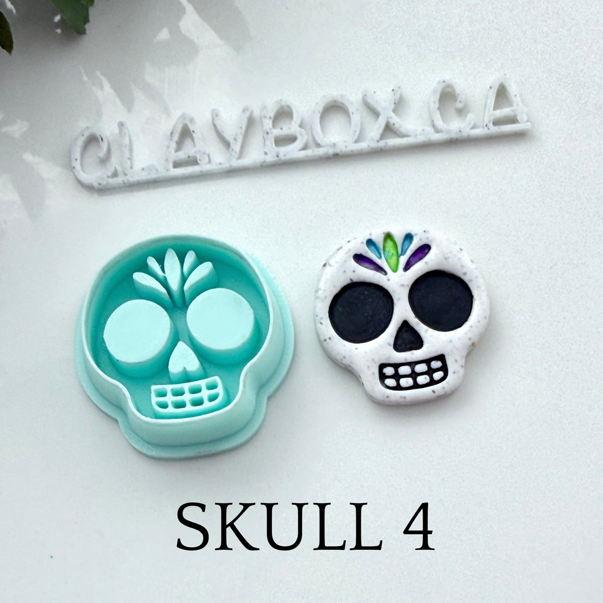 Sugar Skull Polymer Clay Cutters – Decorative Skull Clay Cutters