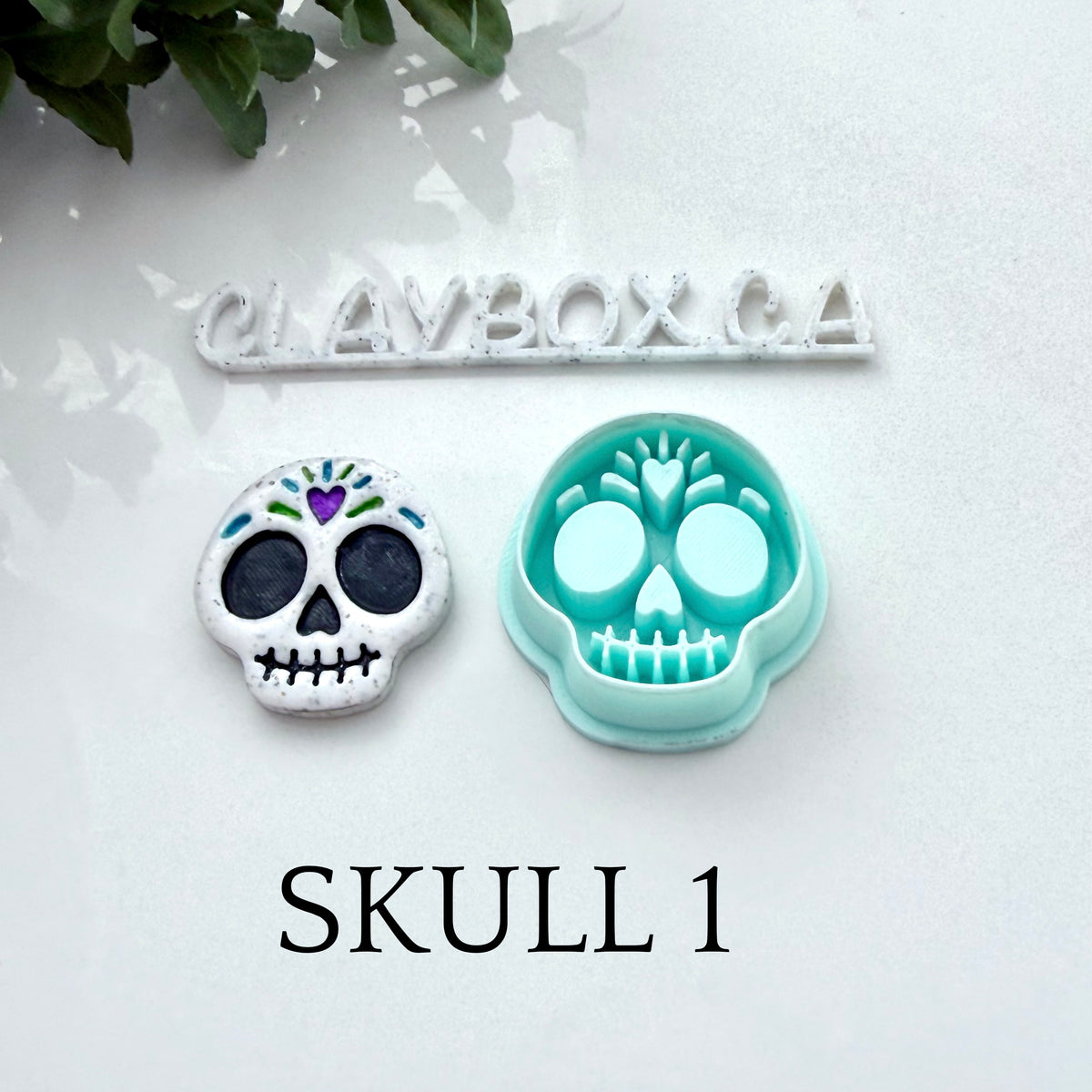 Sugar Skull Polymer Clay Cutters – Decorative Skull Clay Cutters