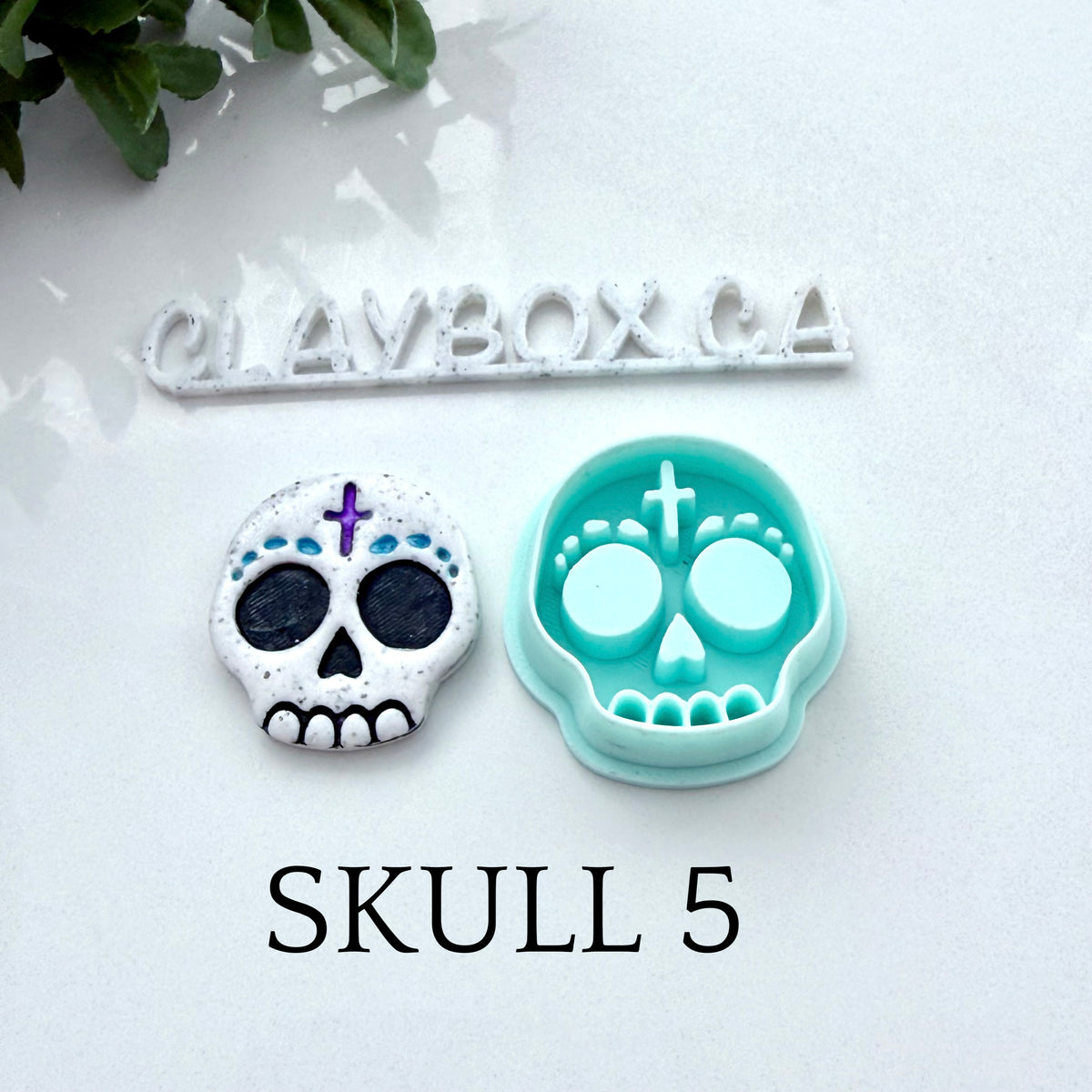 Sugar Skull Polymer Clay Cutters – Decorative Skull Clay Cutters