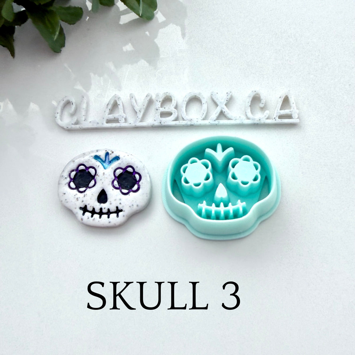 Sugar Skull Polymer Clay Cutters – Decorative Skull Clay Cutters