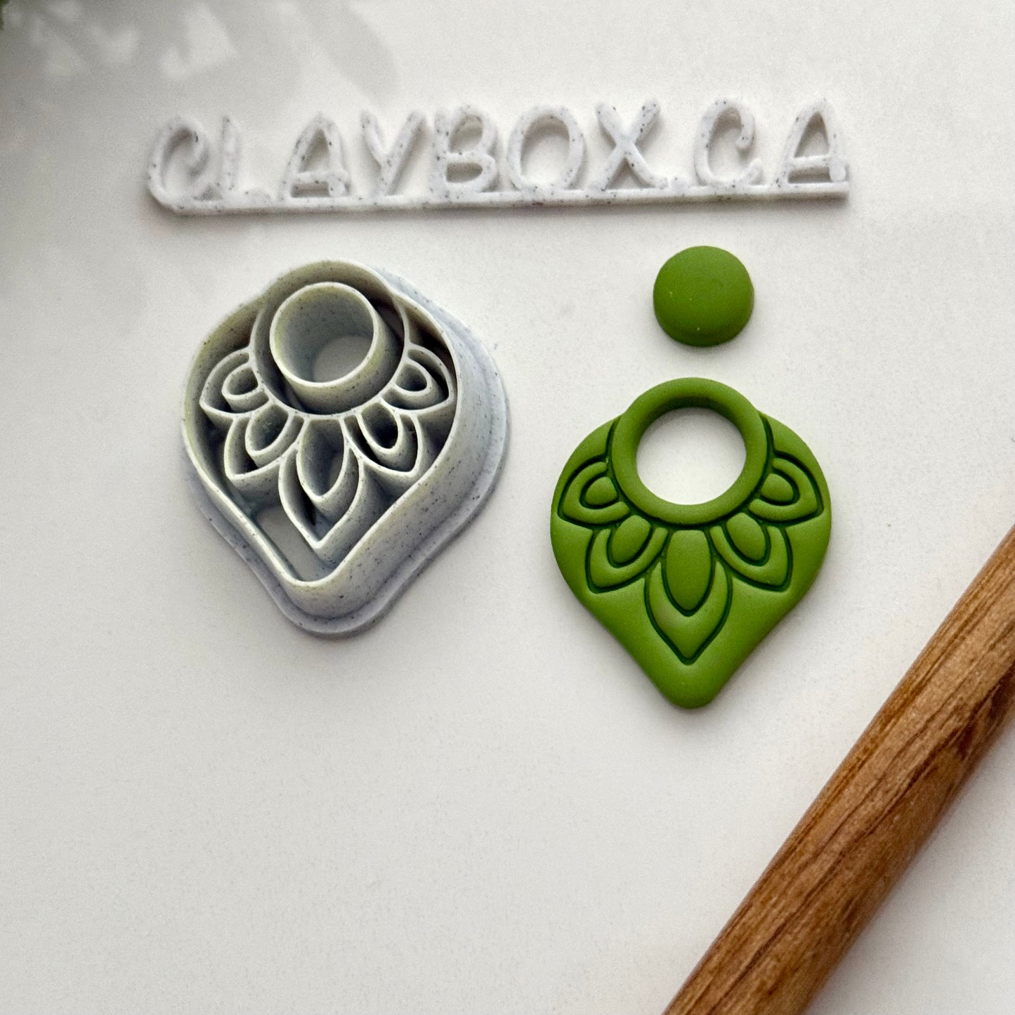 Teardrop Hoop Cutter for Polymer Clay