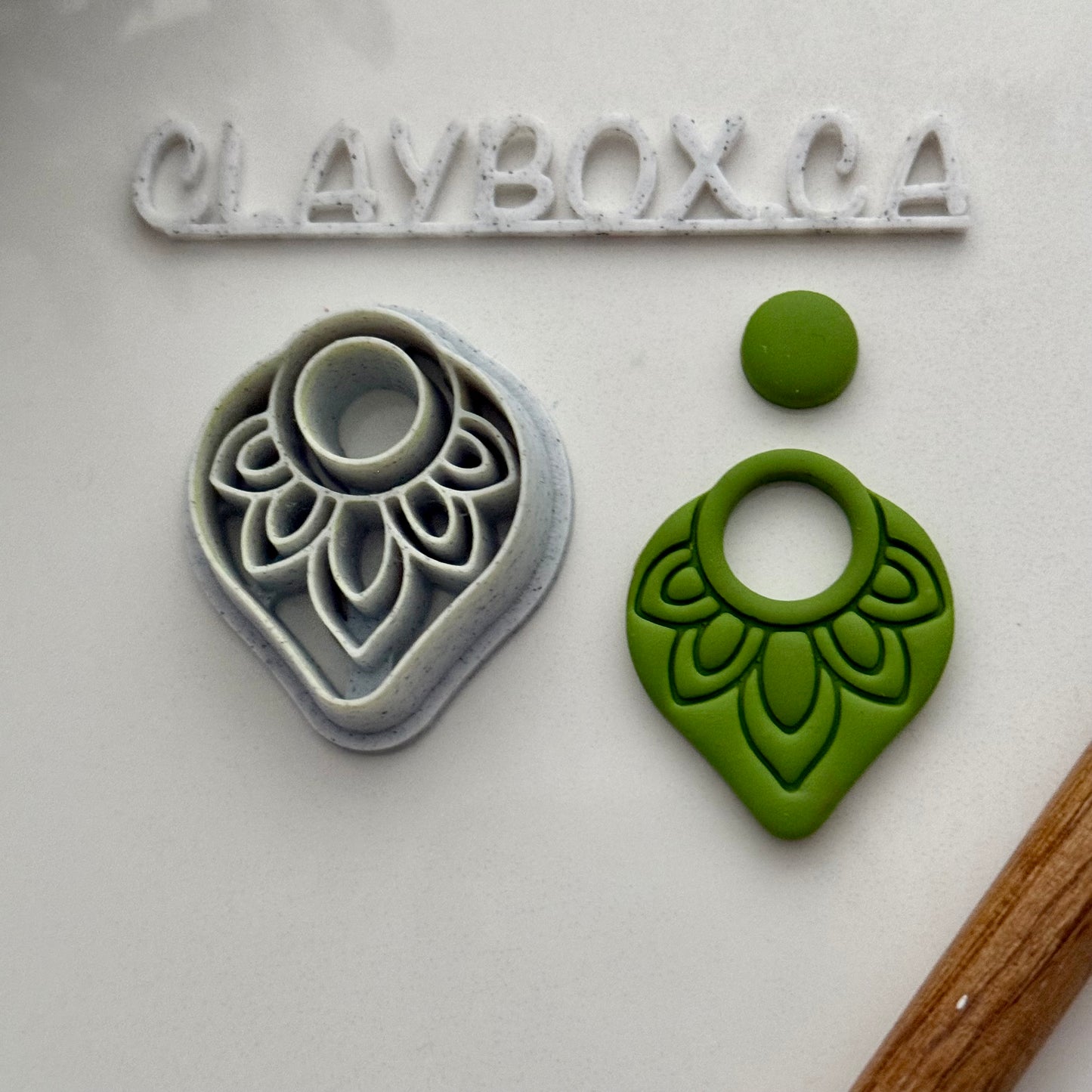 Teardrop Hoop Cutter for Polymer Clay