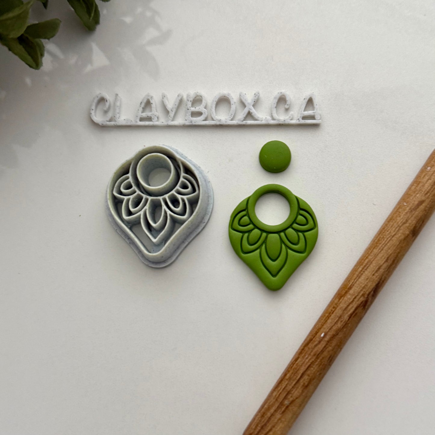 Teardrop Hoop Cutter for Polymer Clay