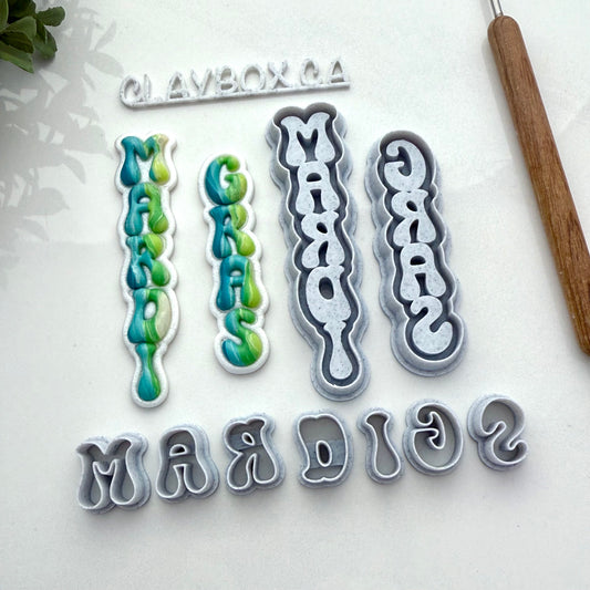 Mardi Gras Cutter Set for Polymer Clay