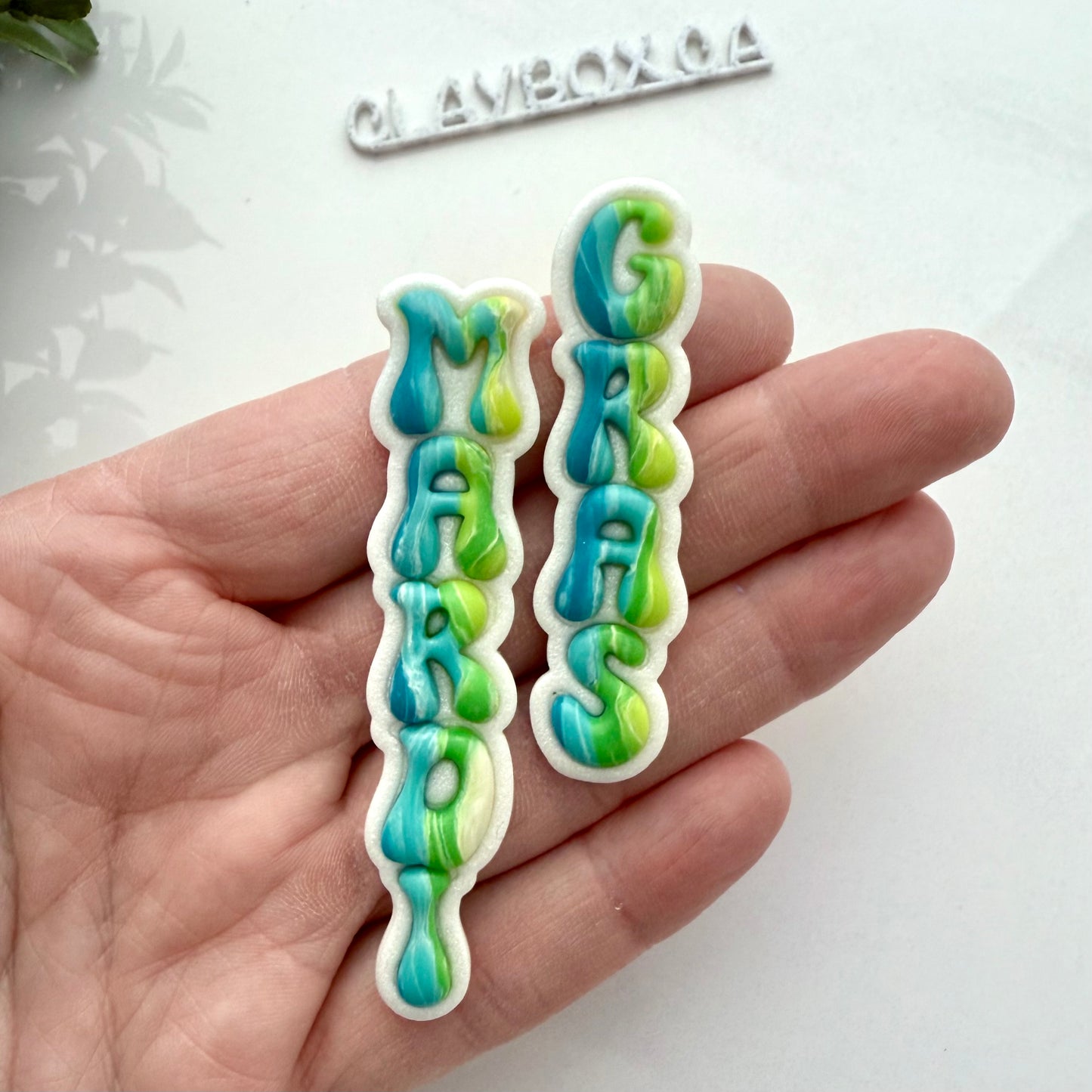 Mardi Gras Cutter Set for Polymer Clay