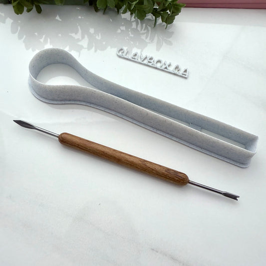 Parfait spoon cutter - designed for pottery clay
