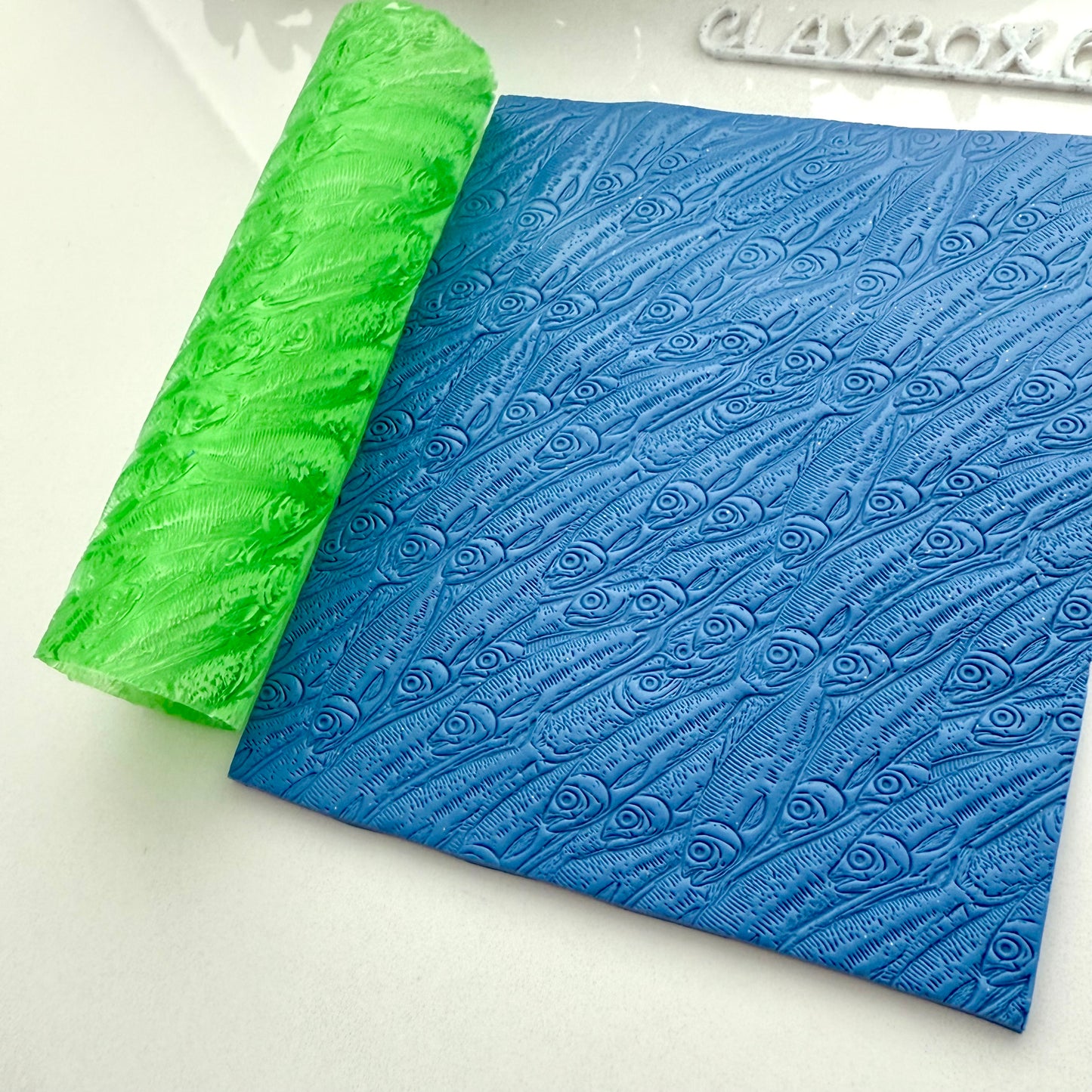 Sardines Texture Roller for Polymer Clay - 3D Printed Roller for Textures