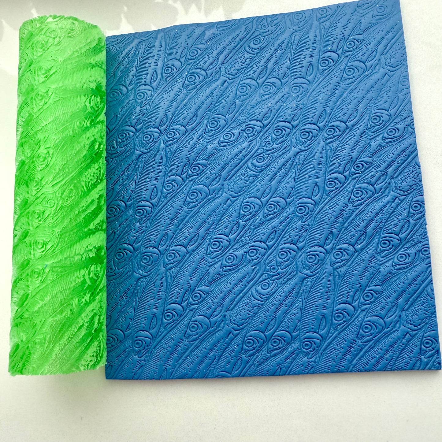 Sardines Texture Roller for Polymer Clay - 3D Printed Roller for Textures