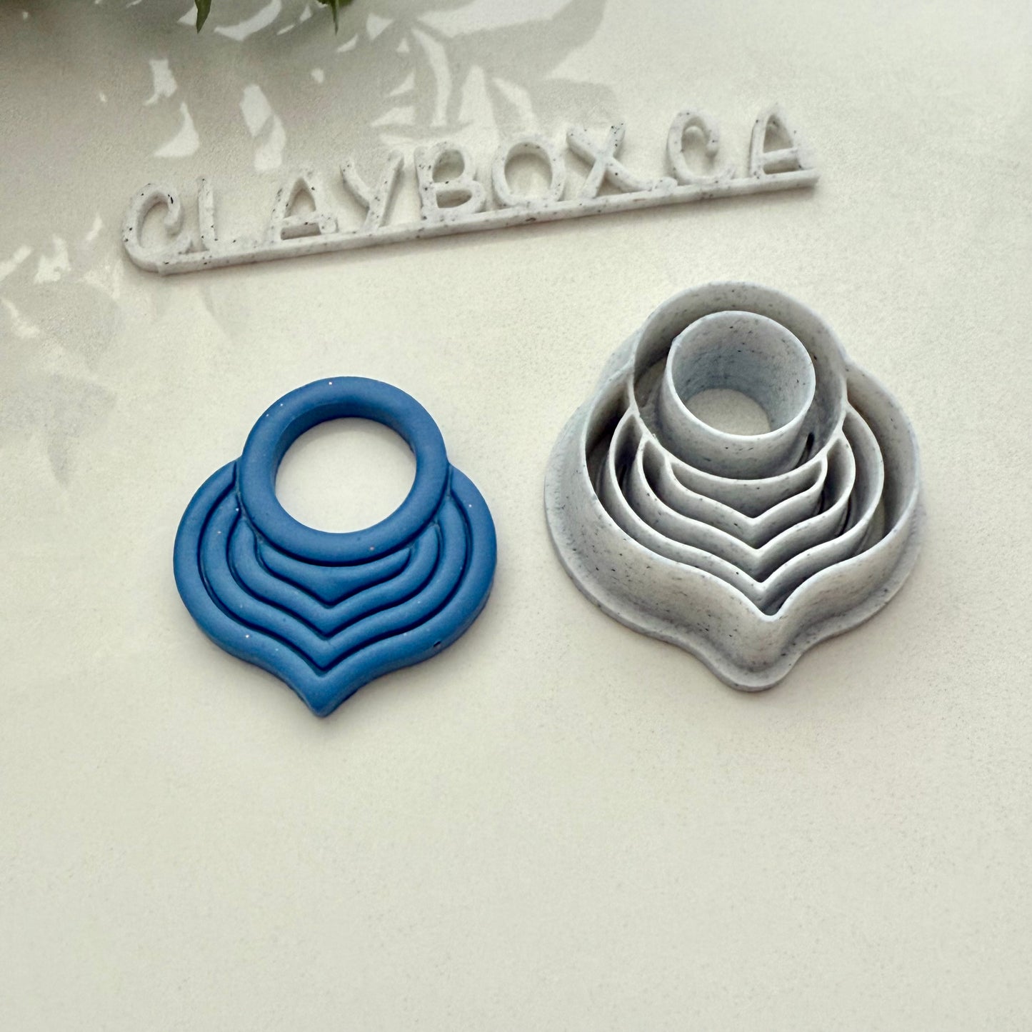 Petal Hoop Clay Cutter | Polymer Clay Earring or Pendant Cutter