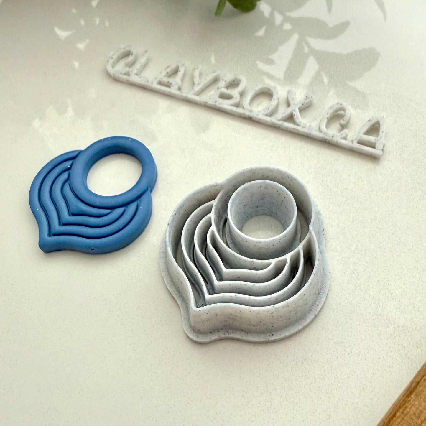 Petal Hoop Clay Cutter | Polymer Clay Earring or Pendant Cutter