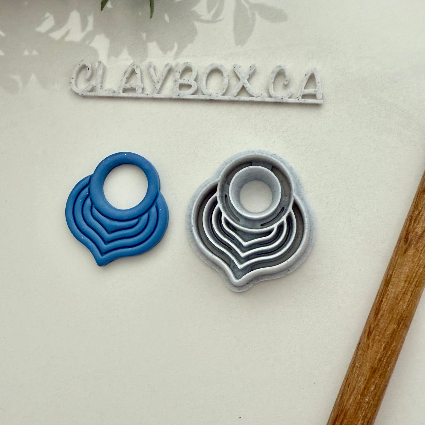 Petal Hoop Clay Cutter | Polymer Clay Earring or Pendant Cutter