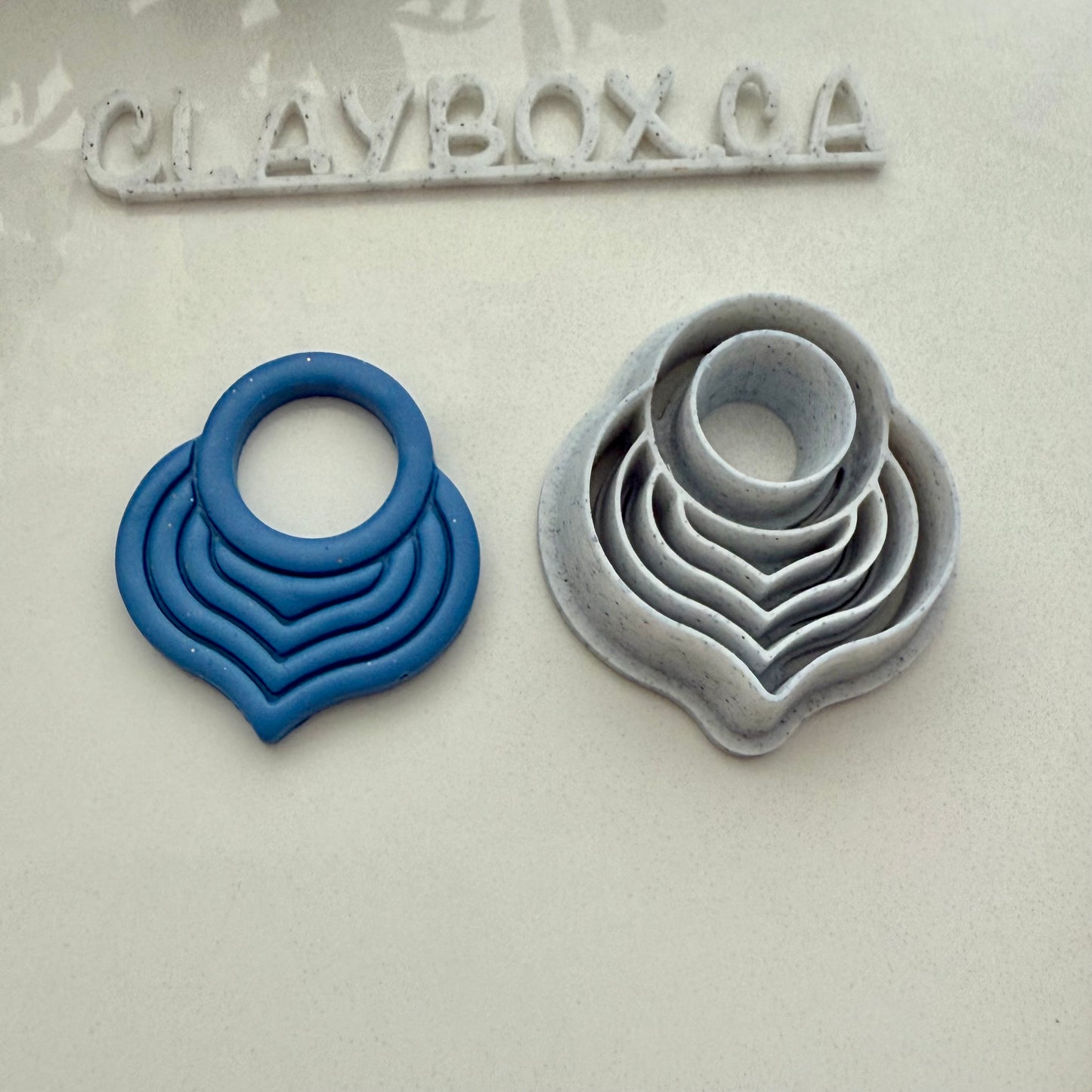 Petal Hoop Clay Cutter | Polymer Clay Earring or Pendant Cutter