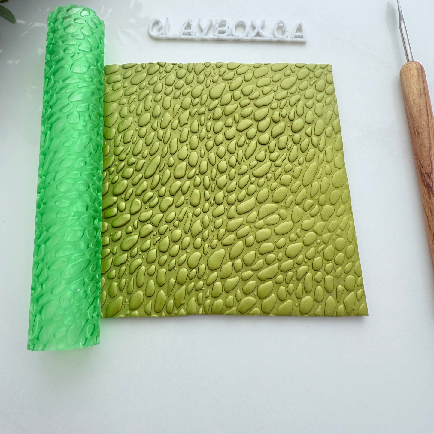 Pebble Texture Roller for Polymer Clay – 3D Printed Clay Tool