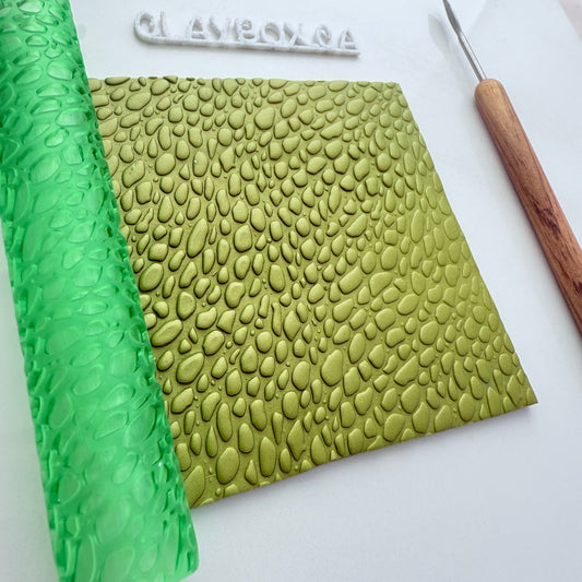 Pebble Texture Roller for Polymer Clay – 3D Printed Clay Tool