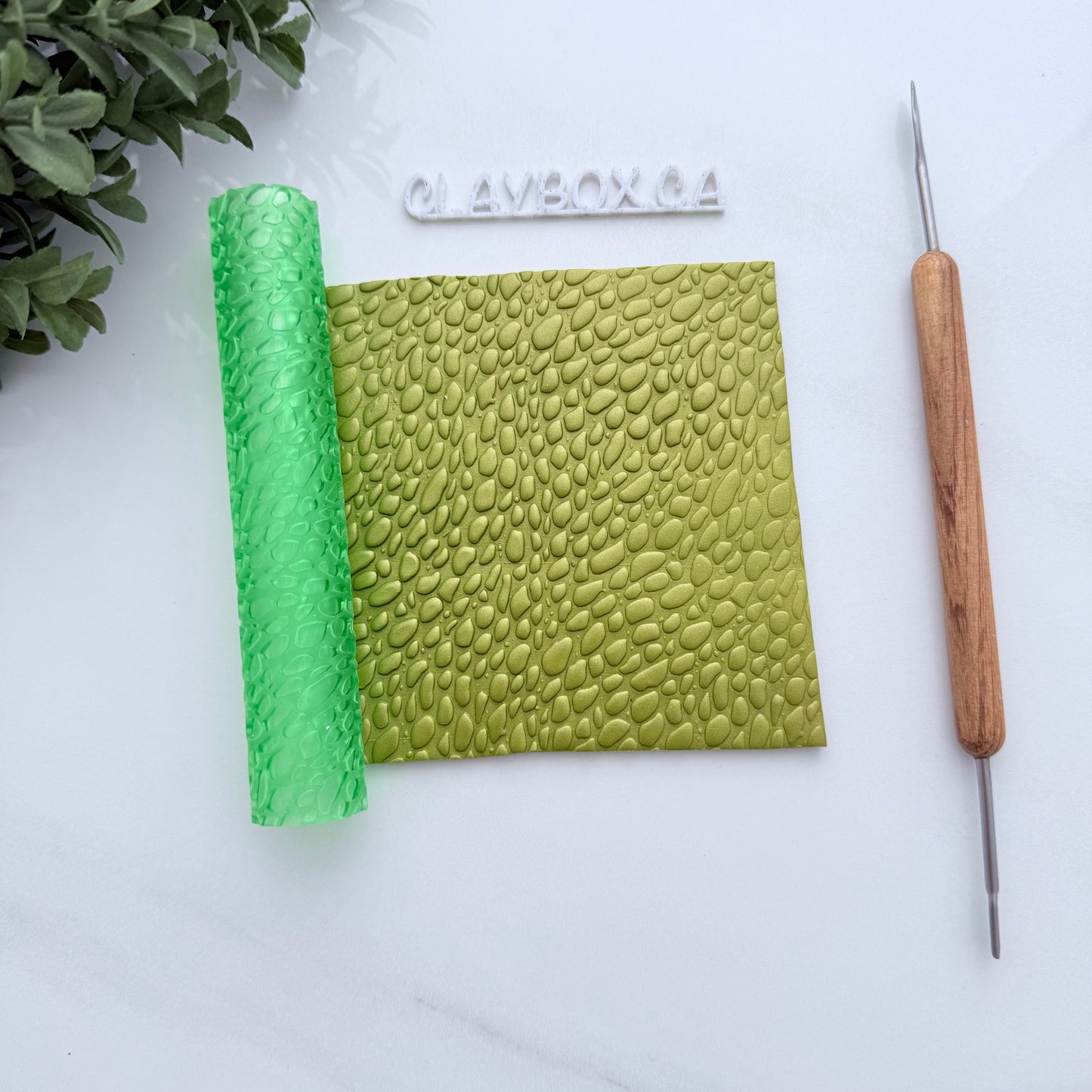 Pebble Texture Roller for Polymer Clay – 3D Printed Clay Tool