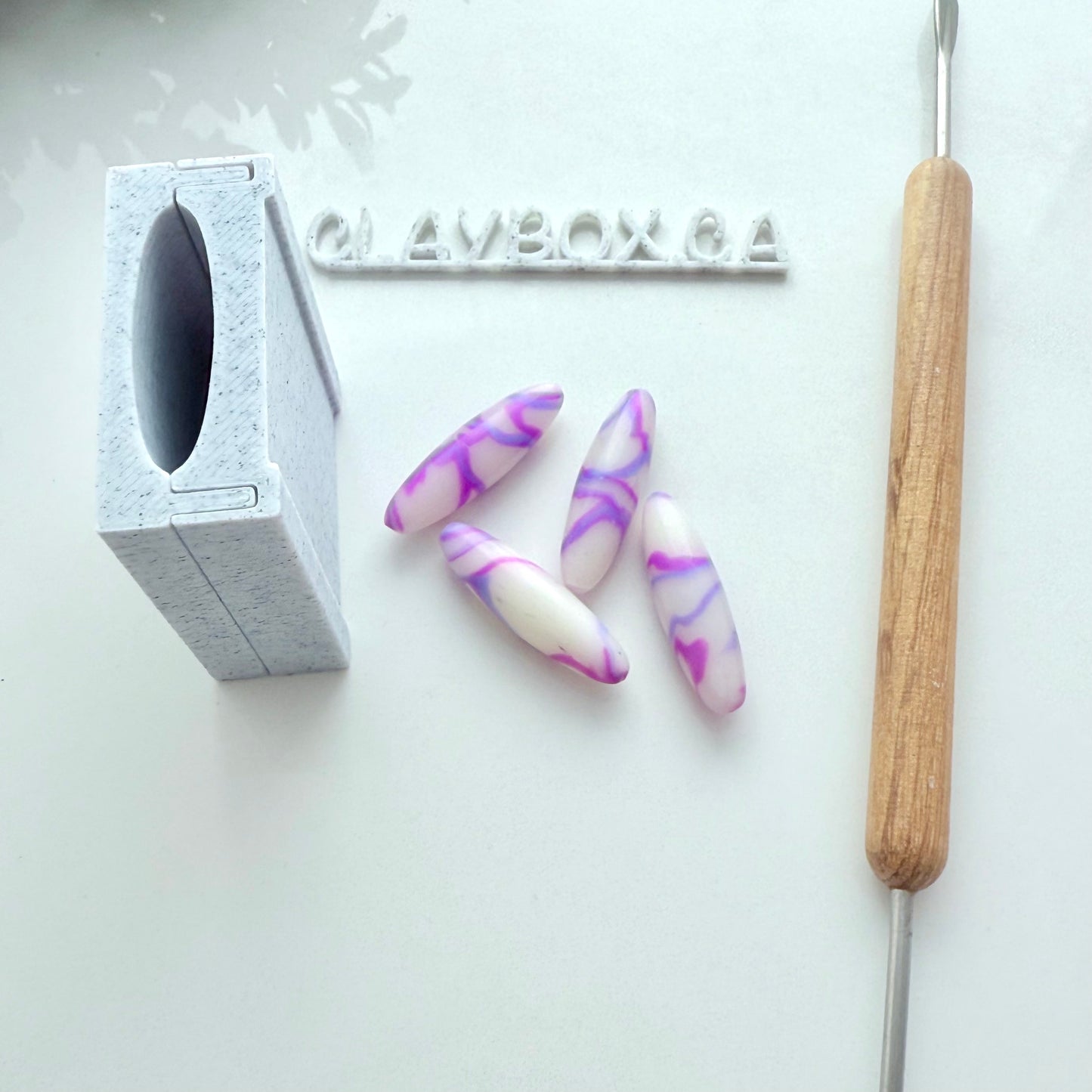 Slim Oval Bead Roller – Polymer Clay Bead Making Tool