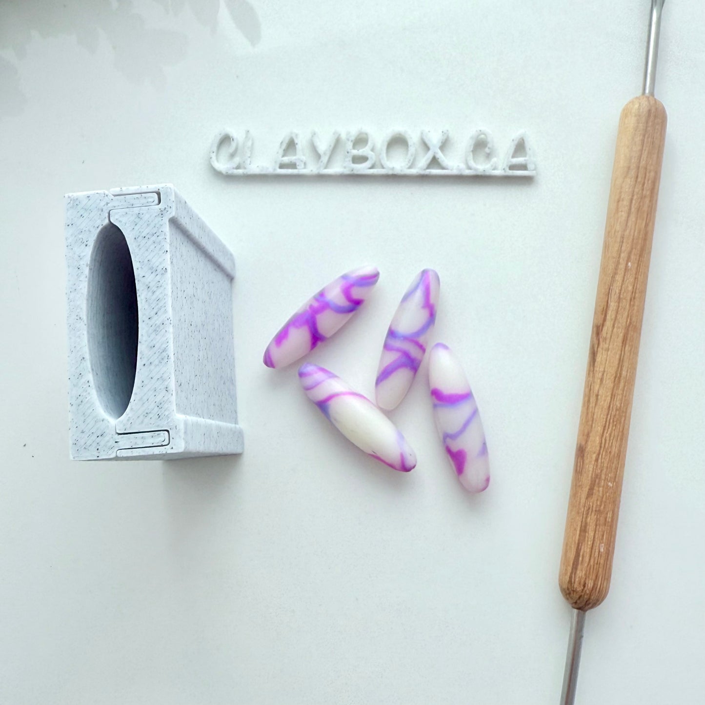 Slim Oval Bead Roller – Polymer Clay Bead Making Tool