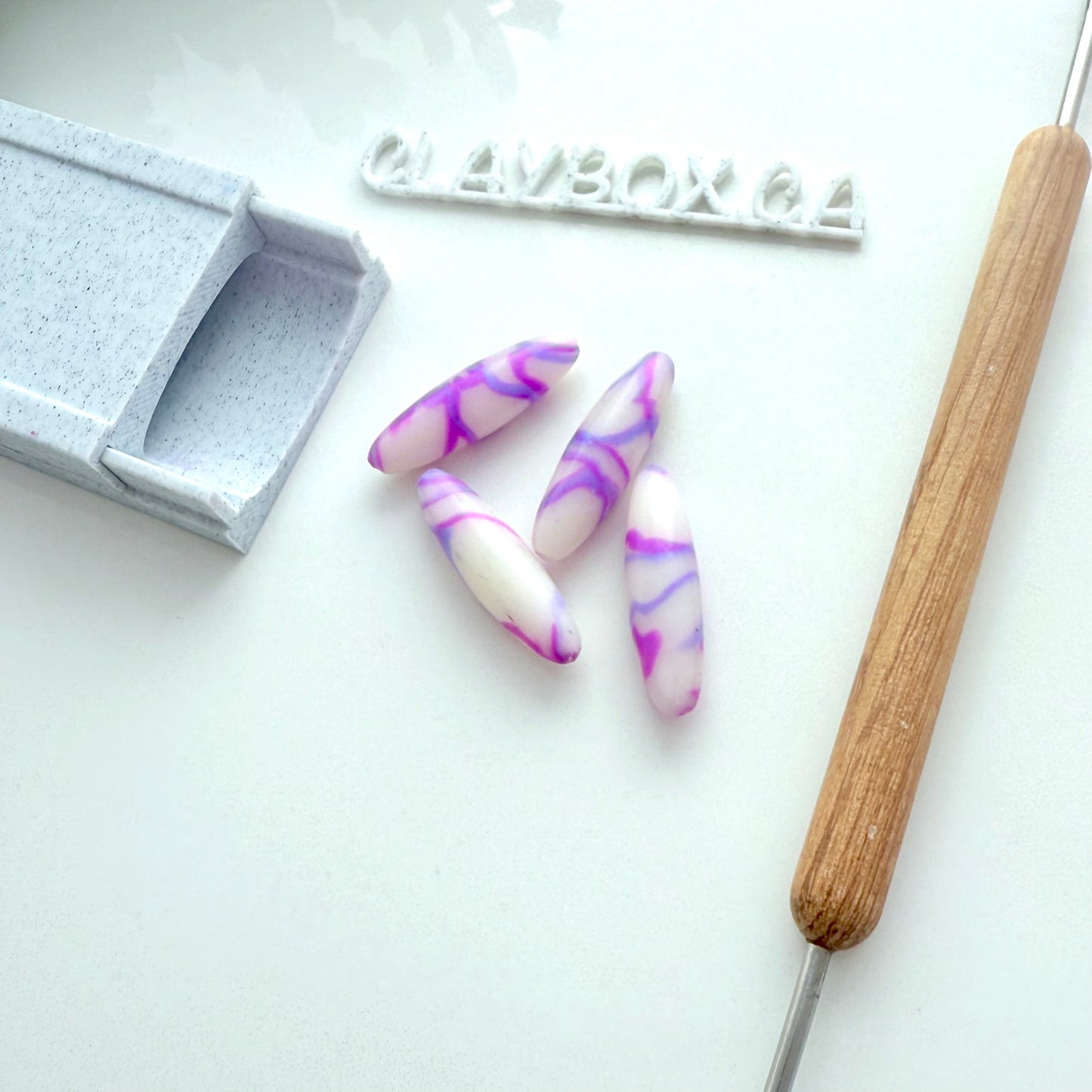 Slim Oval Bead Roller – Polymer Clay Bead Making Tool