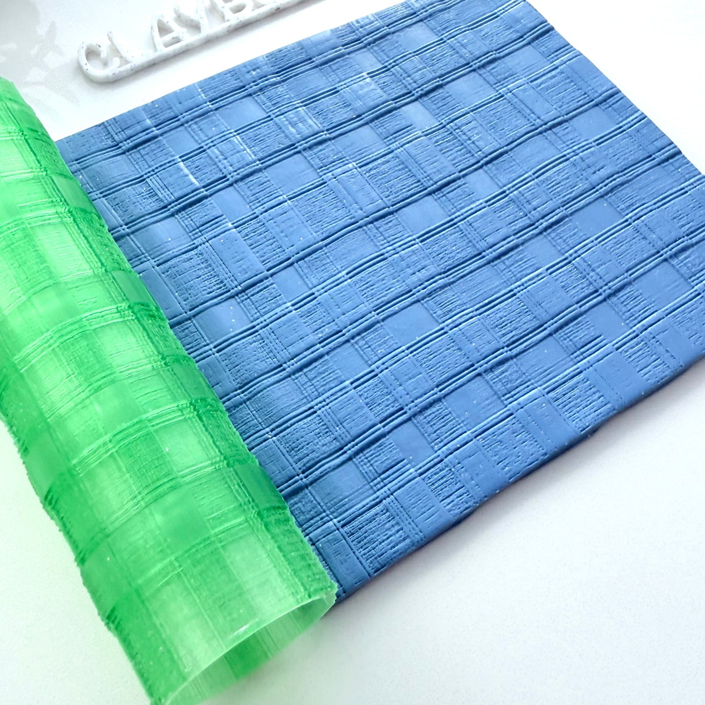Plaid Texture Roller for Polymer Clay – 3D Printed Clay Roller