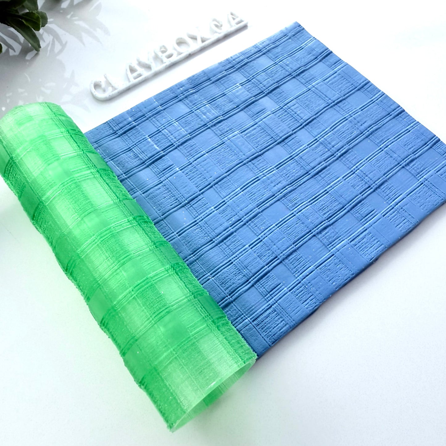 Plaid Texture Roller for Polymer Clay – 3D Printed Clay Roller