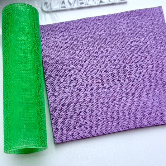 Muslin Texture Roller for Polymer Clay – 3D Printed Roller for Subtle Fabric Imprint