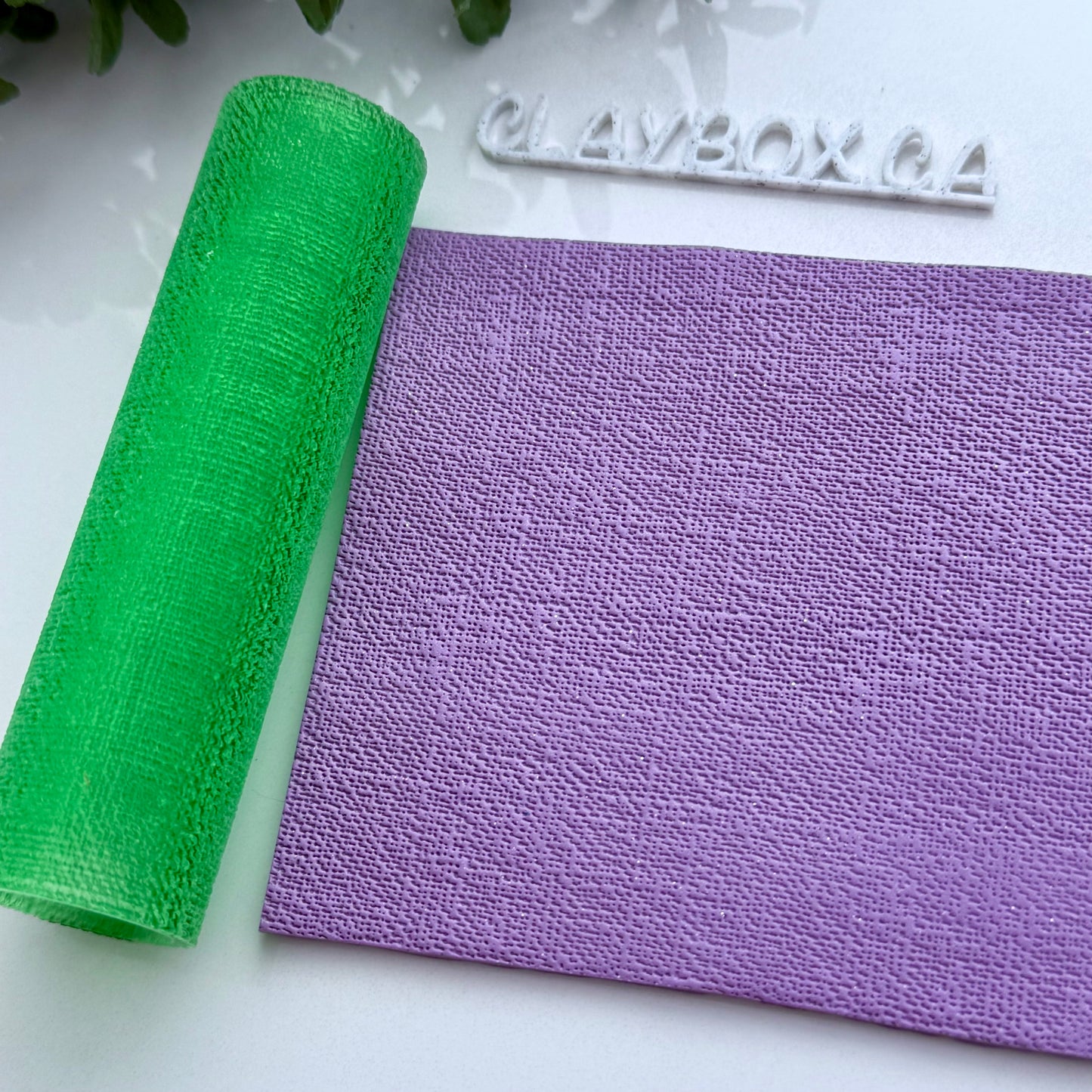 Muslin Texture Roller for Polymer Clay – 3D Printed Roller for Subtle Fabric Imprint